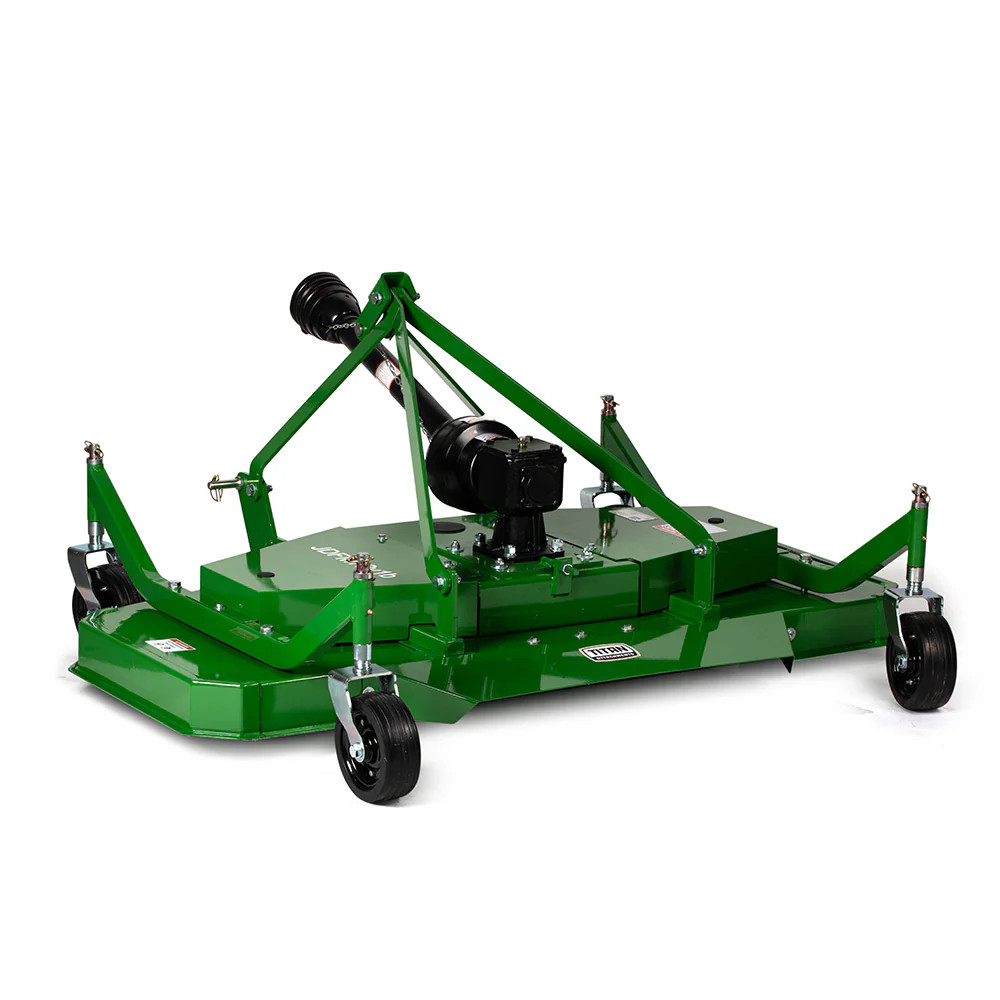 Titan Attachments 3 Point PTO Finish Mower, 72" Cutting Width, Cat 1 Hookup