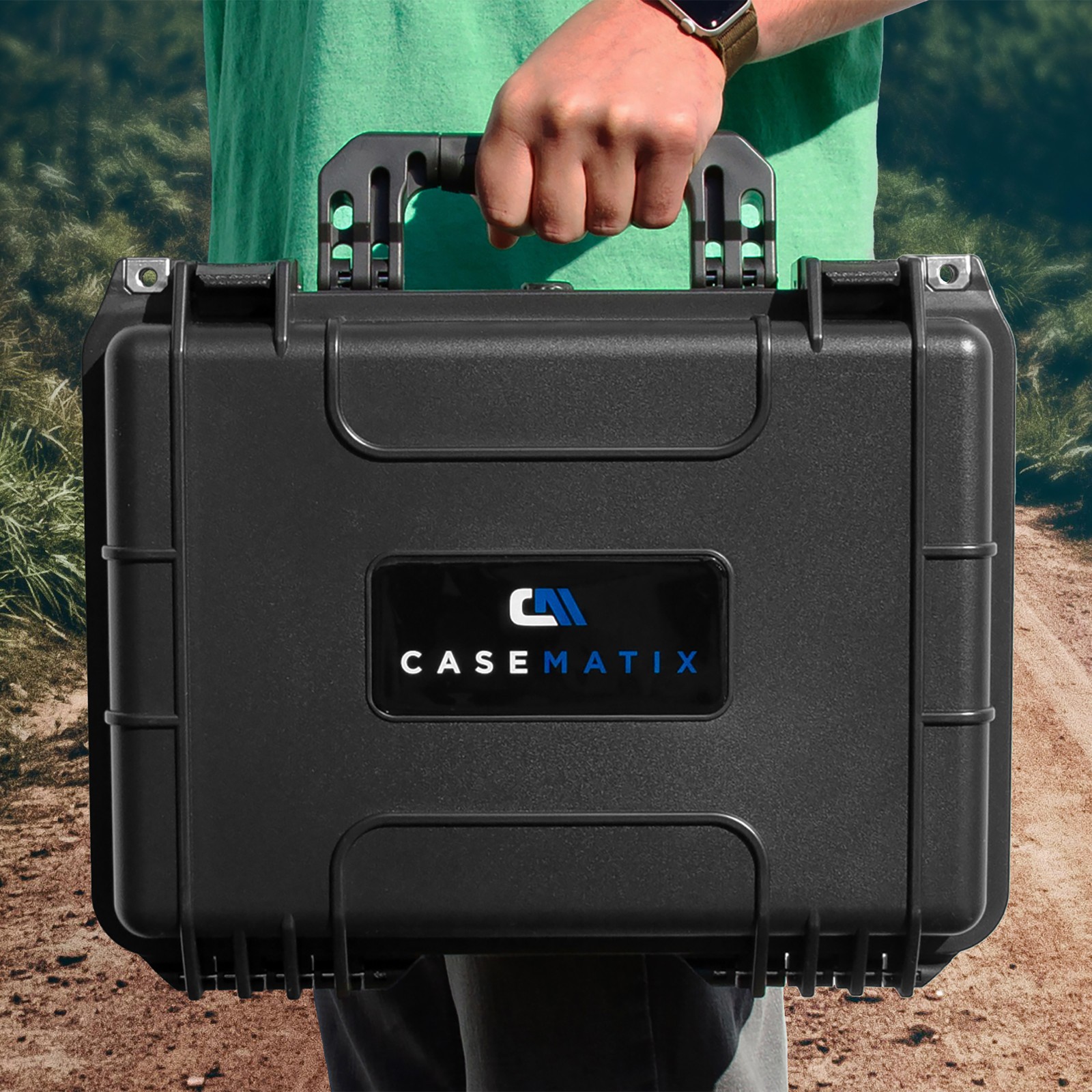 CASEMATIX Hard Case for Work Knife & Tool Sharpener MK.2 - Waterproof Case Only