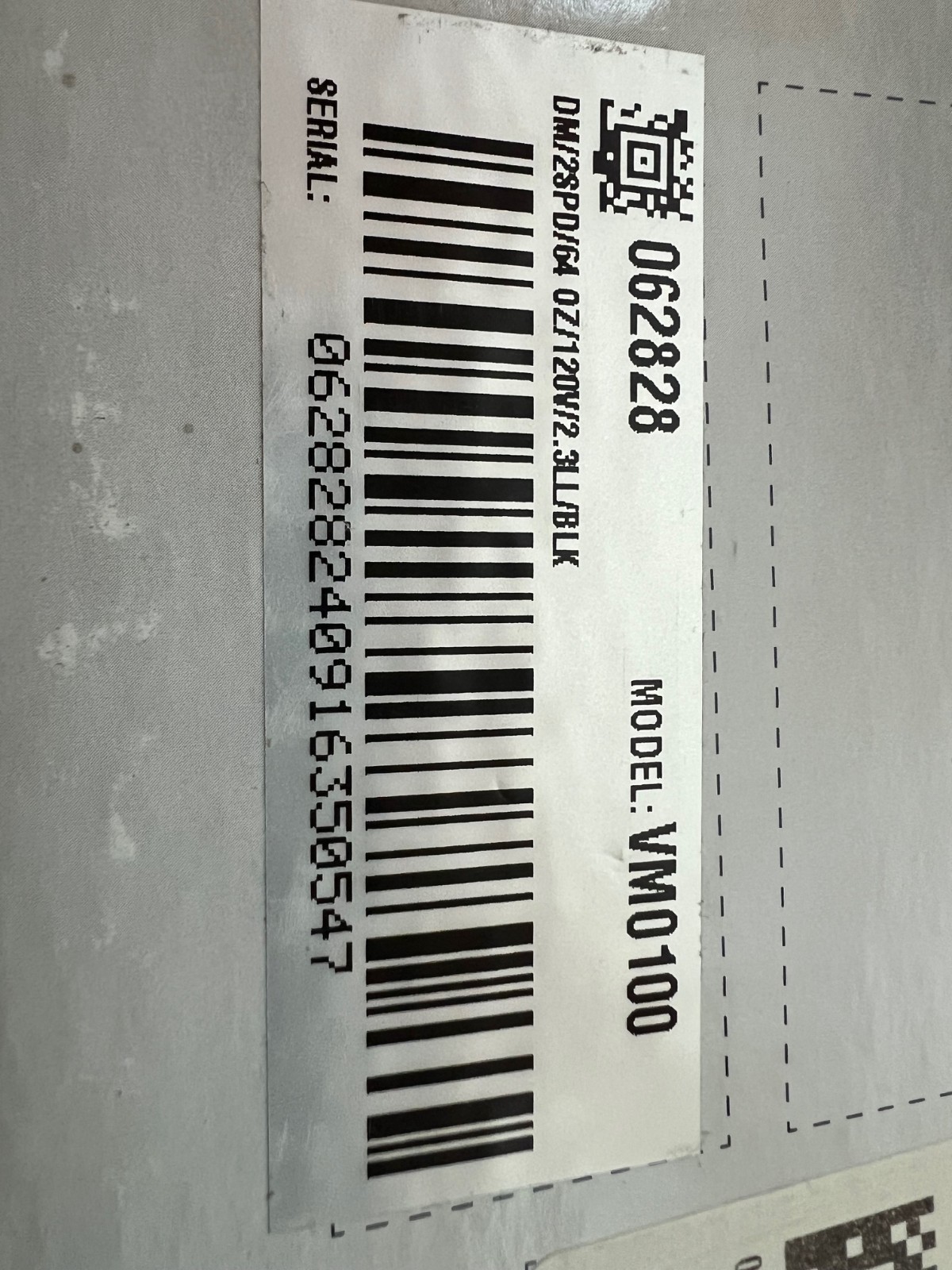 New Vitamix Vita-Mix 62828 VM0100 64 oz 2 1/3 HP Drink Machine™ Blender