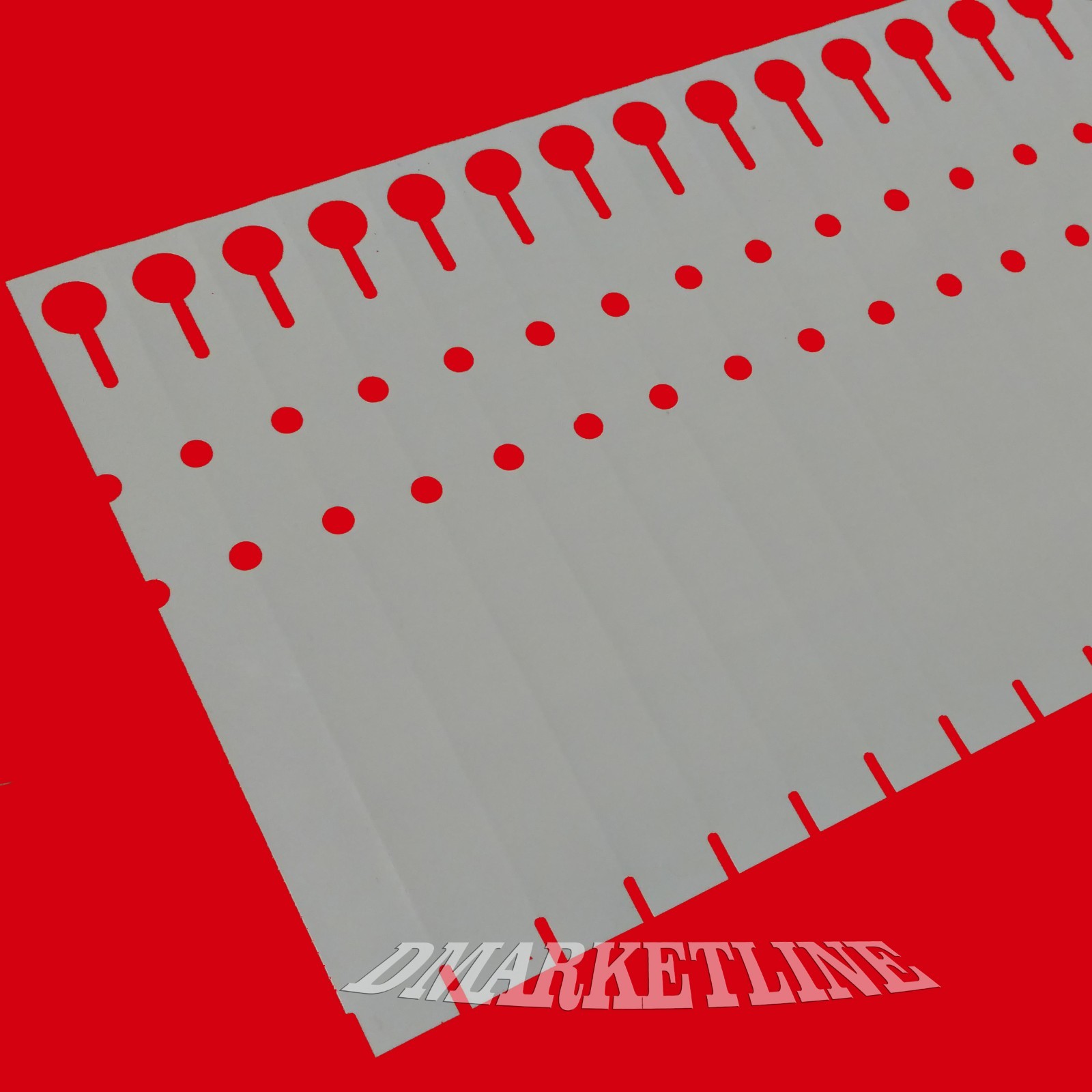 1000 WRAP AROUND PLASTIC THERMAL PLANT LABELS 7" x 3/4" Nursery tree loop labels