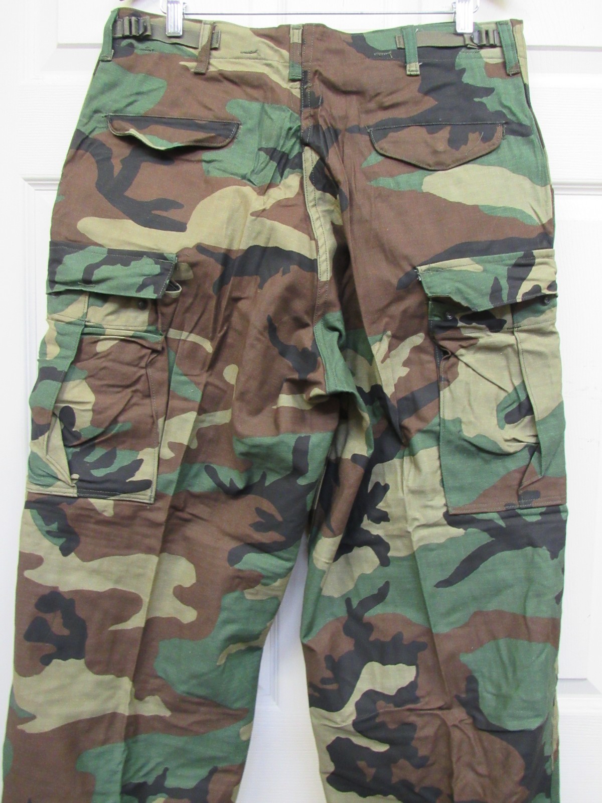 US GI M65 Woodland Camo Field Pants Trousers Medium Regular 1985 NOS