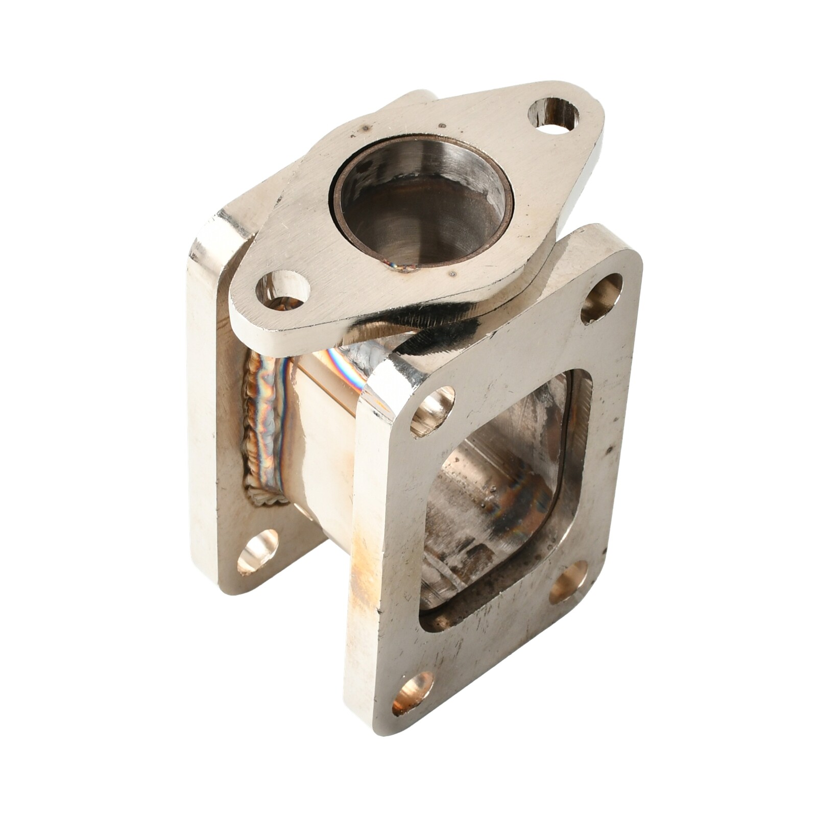 T3 to T3 Turbo Manifold Flange Adapter Conversion w/38mm Wastegate Flange