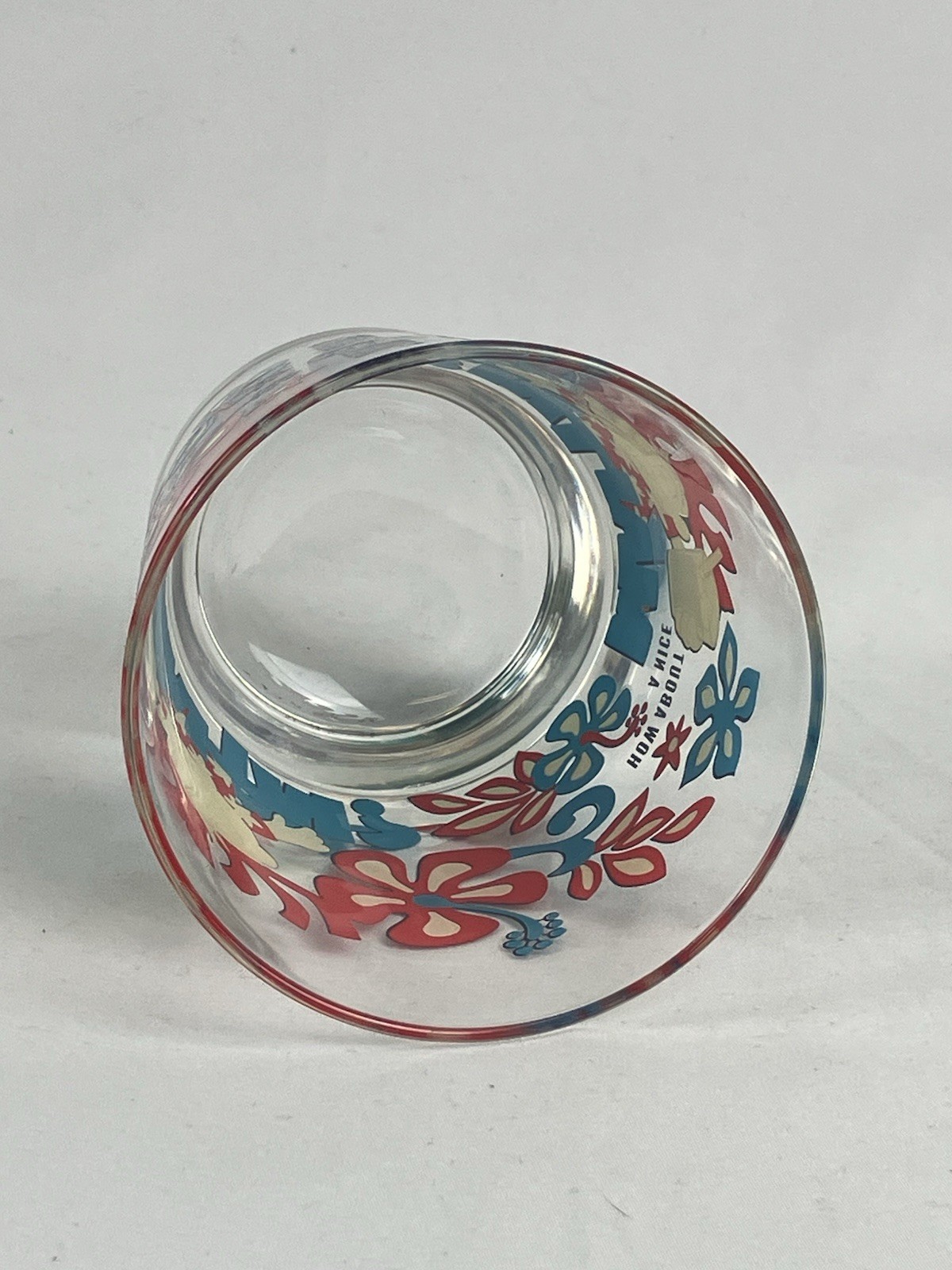 How About a Mai Tai? Mai Tai Glass Jeff Granito Tikiland Trading 14 Oz Blue New