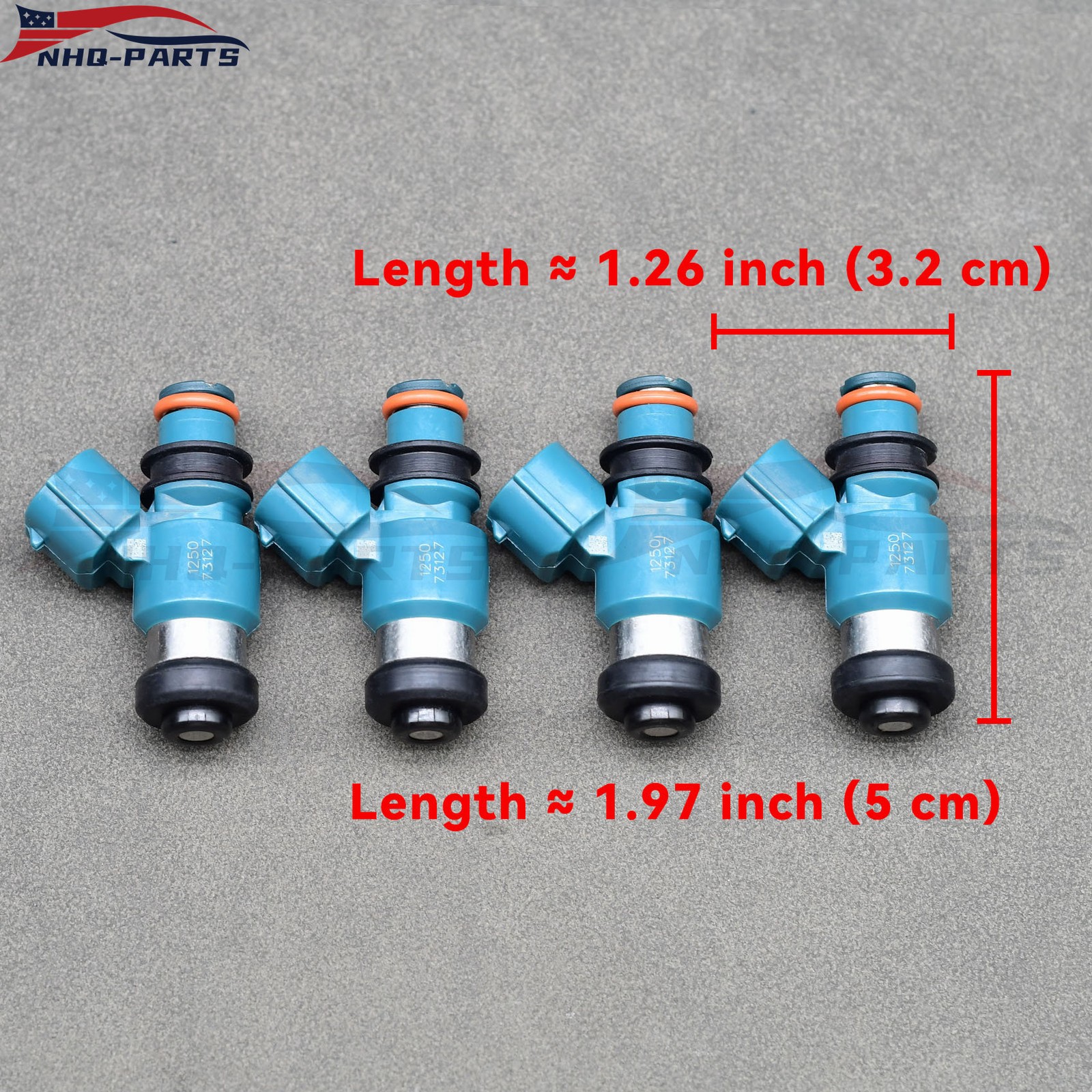 Set of 4 Fuel Injectors Fits For Yamaha YZF-R6 2008-2020 13S-13761-00-00 USA