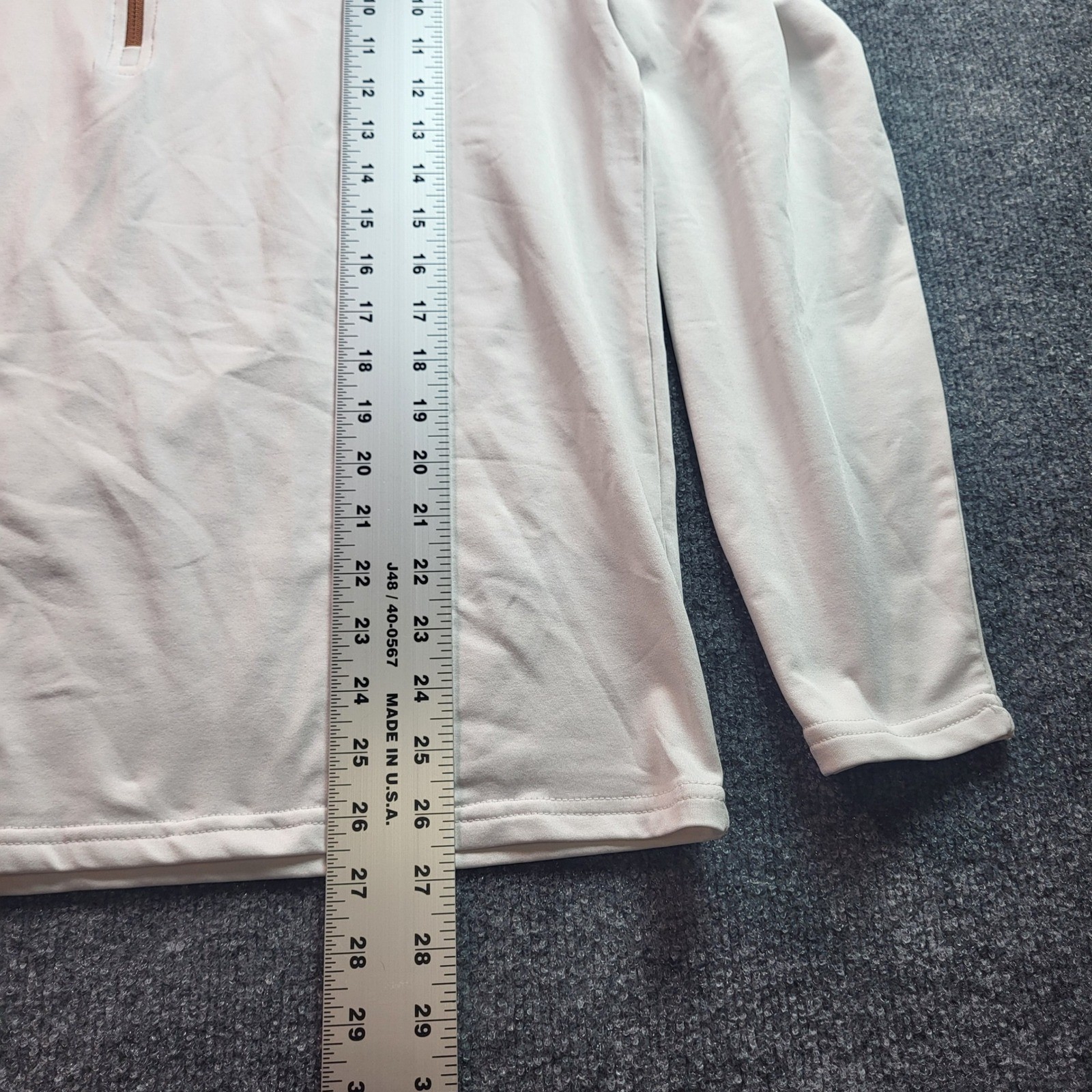 Eddie Bauer Motion Mens Medium Long Sleeve 1/4 Zip Freedry Pullover Shirt