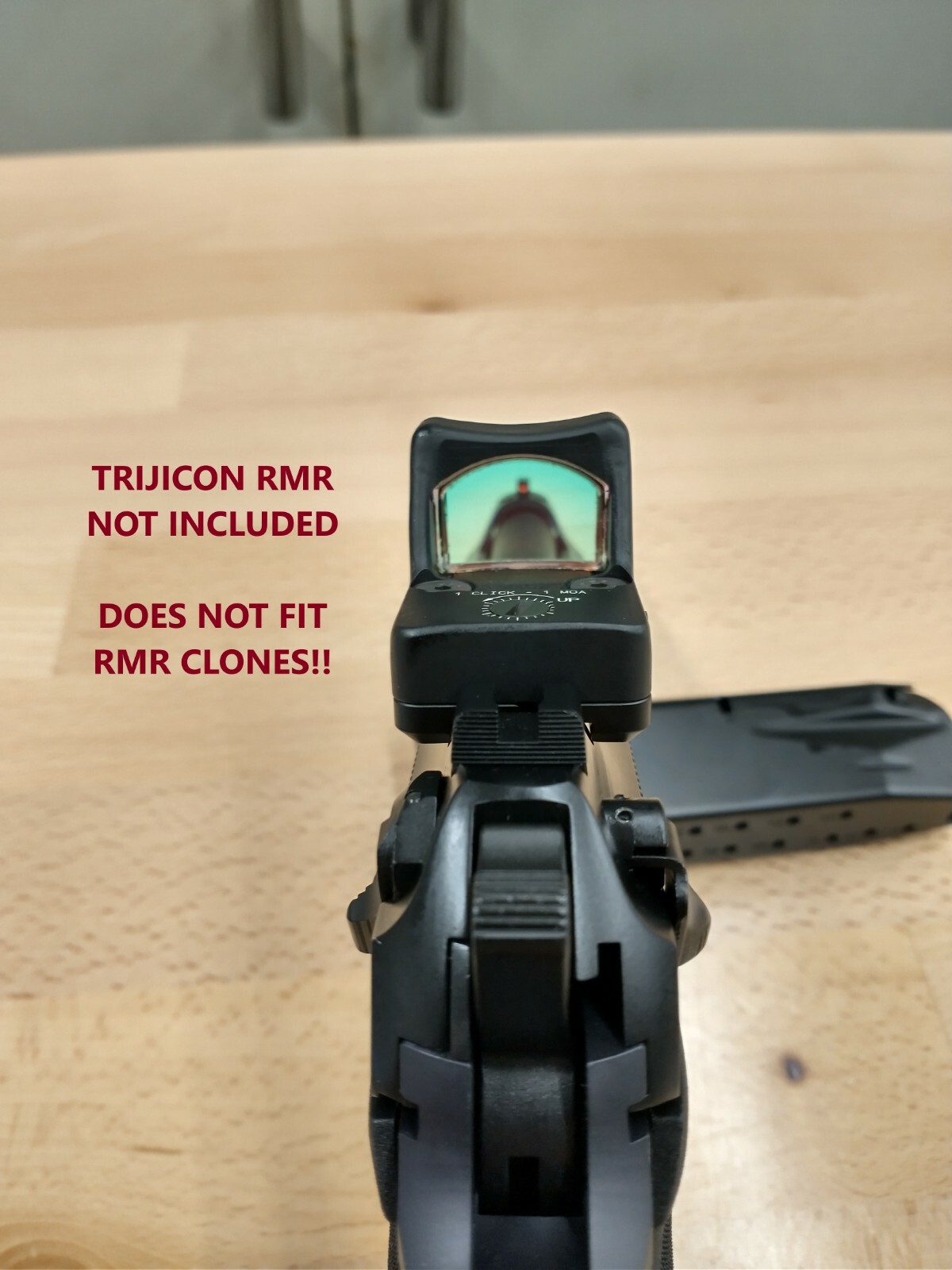 RMR HOLOSUN C RED DOT SIGHT MOUNT PLATE FOR BERETTA 92X RDO, MADE IN USA