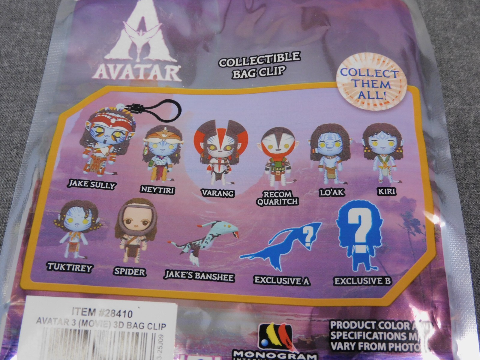Avatar NEW * Toruk Makto Clip - Chase * Blind Bag Fire Ash Movie Key Monogram