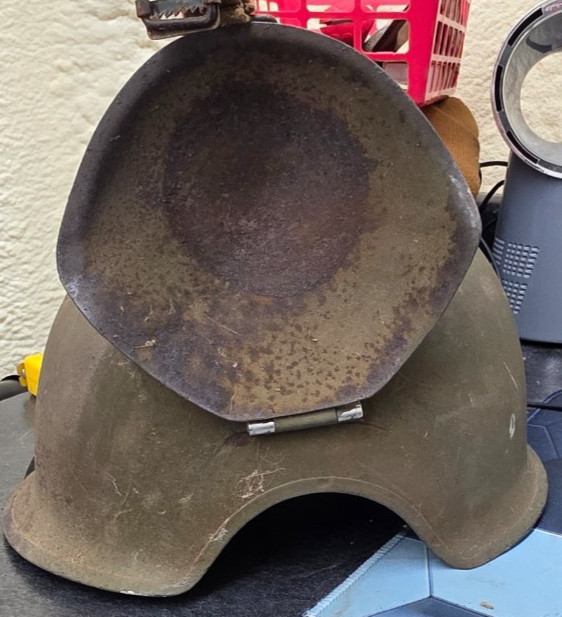 WW2 US ARMY AIR FORCE USAAF M3 BOMBER PILOT/CREW FLAK PROTECTION HELMET