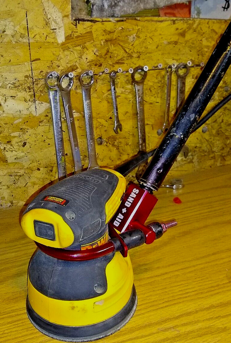 Sand Aid- Orbital Sander Attachment -Extension Pole/Handle Accessory-Pole Sander