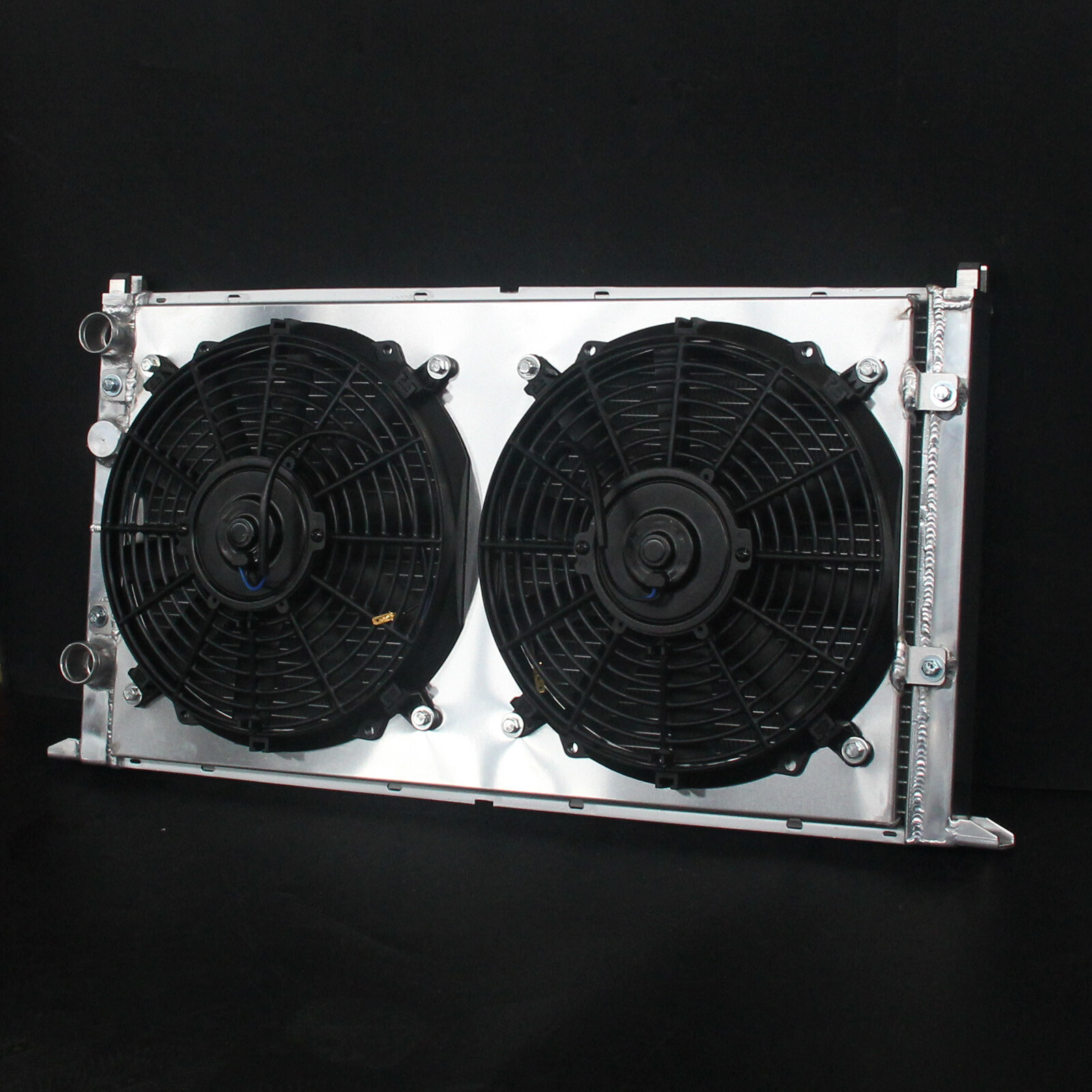 Golf GTI VR6 Jetta Radiator Fan Shroud For Volkswagen 94- V6 Aluminum 2 Row 2094