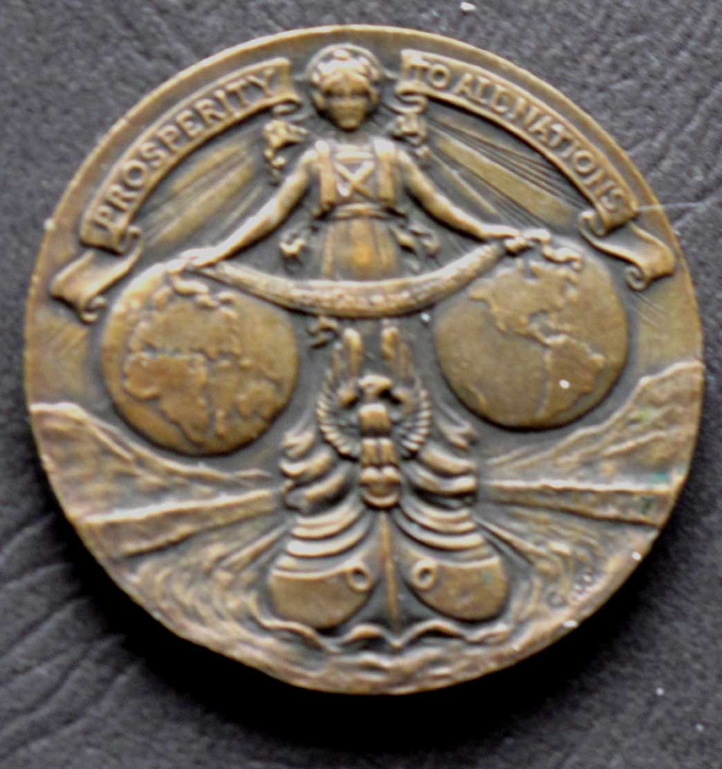 1914 HK-398 ; Panama Canal Completion Bronze So-Called Dollar ; S/N 2558