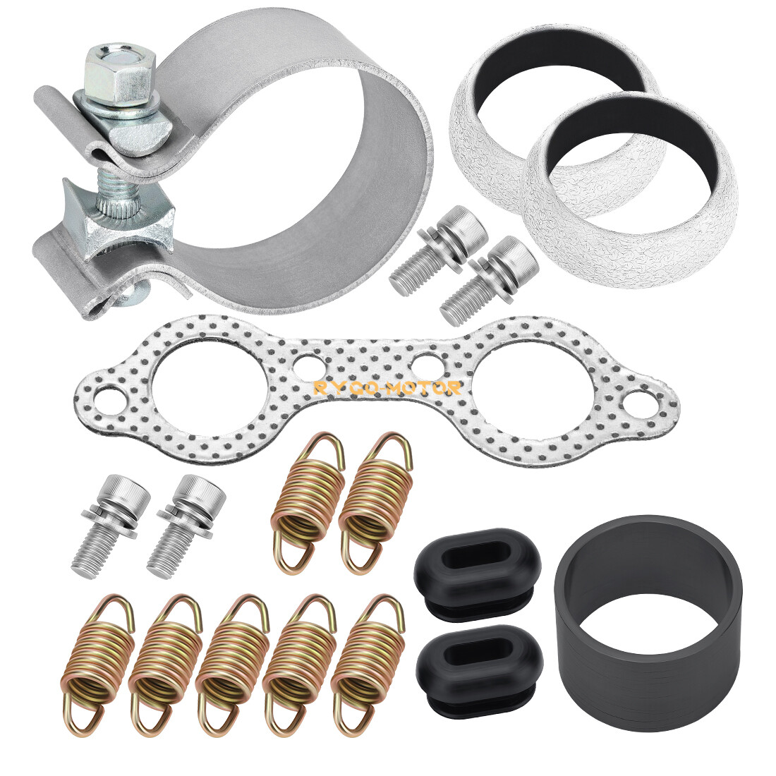 Exhaust Muffler Gasket Seal Spring Kit for Polaris RZR 800 2008-2011 7081382