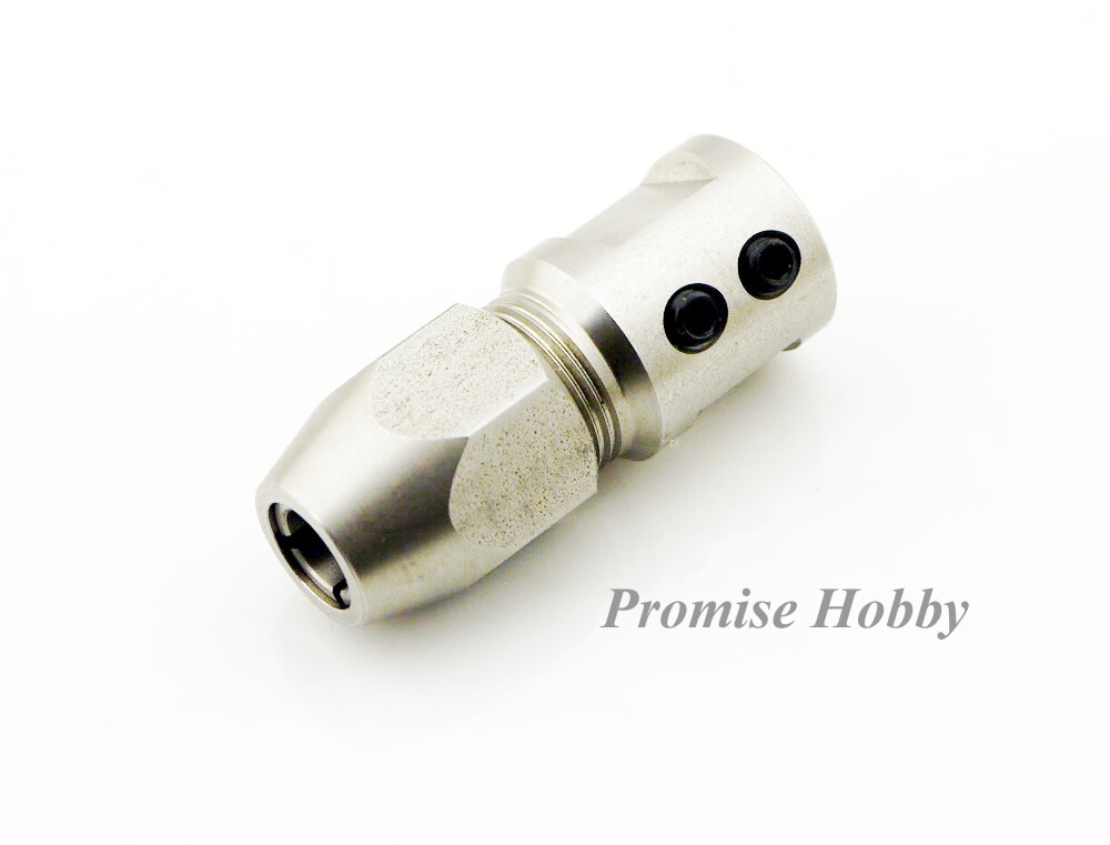 Flex Collet Coupler for 8mm Motor Shaft & 1/4" (6.35mm) Flex Cable RC Model Boat