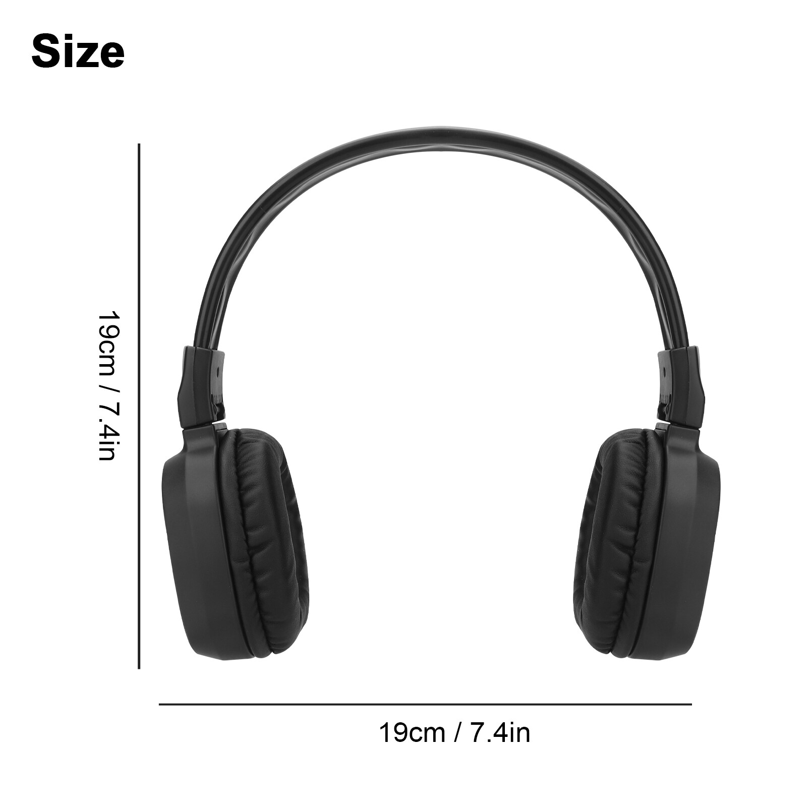 Portable FM Radio Wireless Headphones Headset Stereo Foldable Receivers Over-Ear
