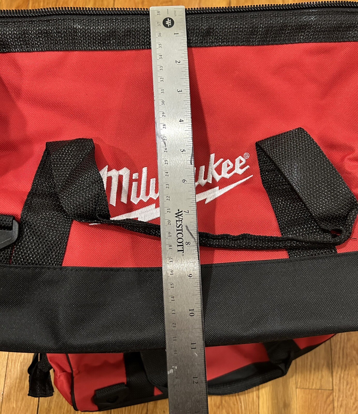 THREE 3 MILWAUKEE 16 x 11 x 9.5" 50-55-3550 CANVAS CONTRACTOR TOOL BAG SET NEW