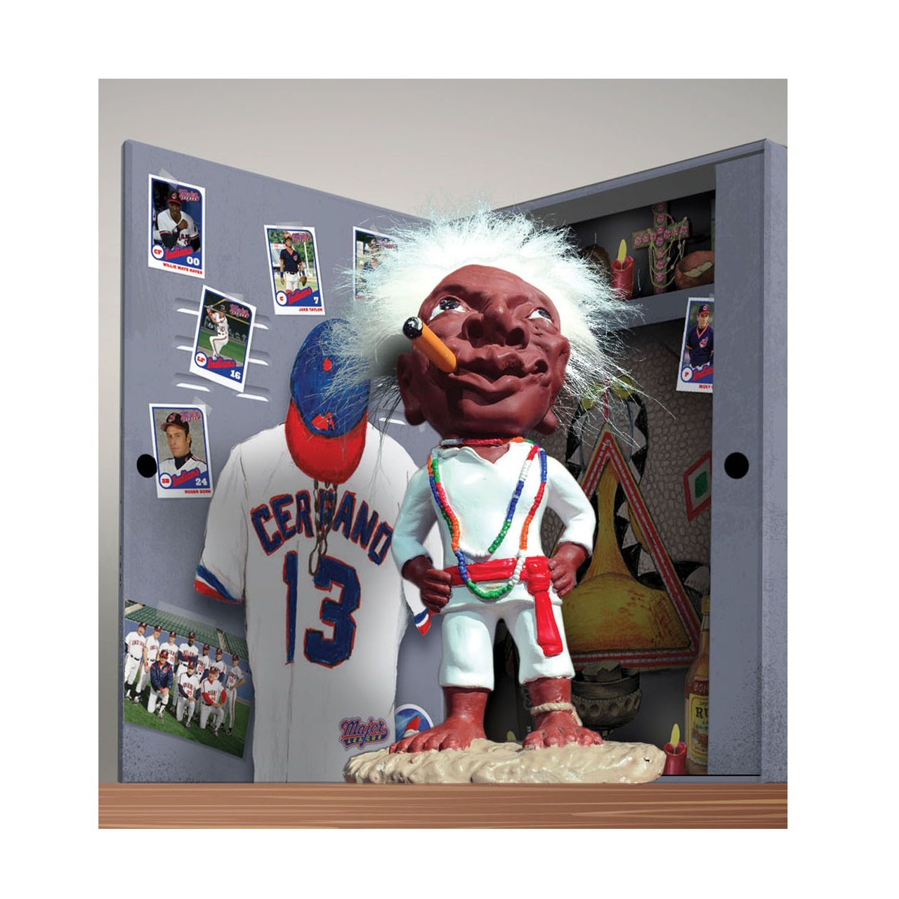 Jobu Officially Licensed (Major League) Movie Replica 10" Figure Charlie Sheen