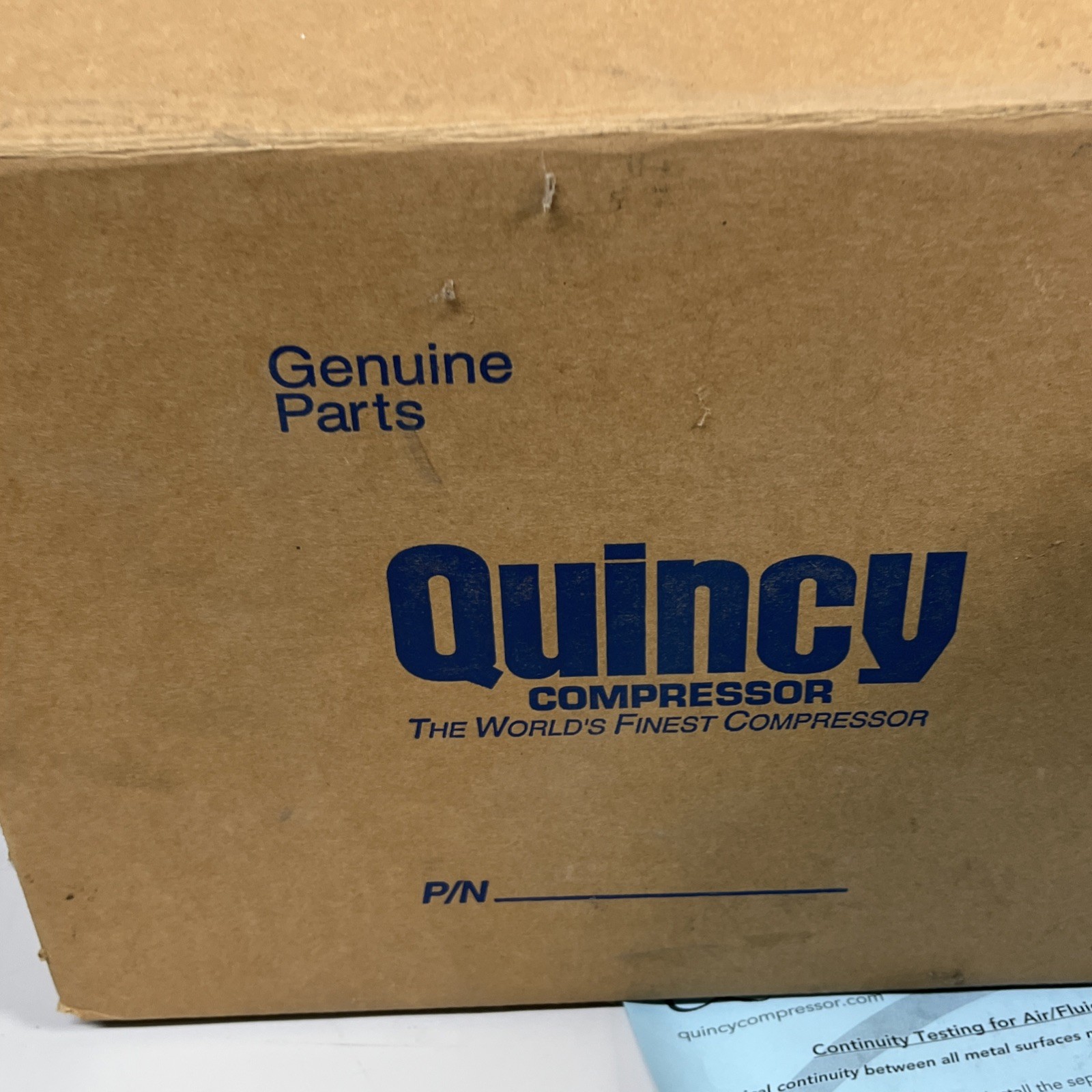 239394 New-No Box; Quincy 2013402009 Air-Oil Separator Element 7-1/2"ID 1-Stage
