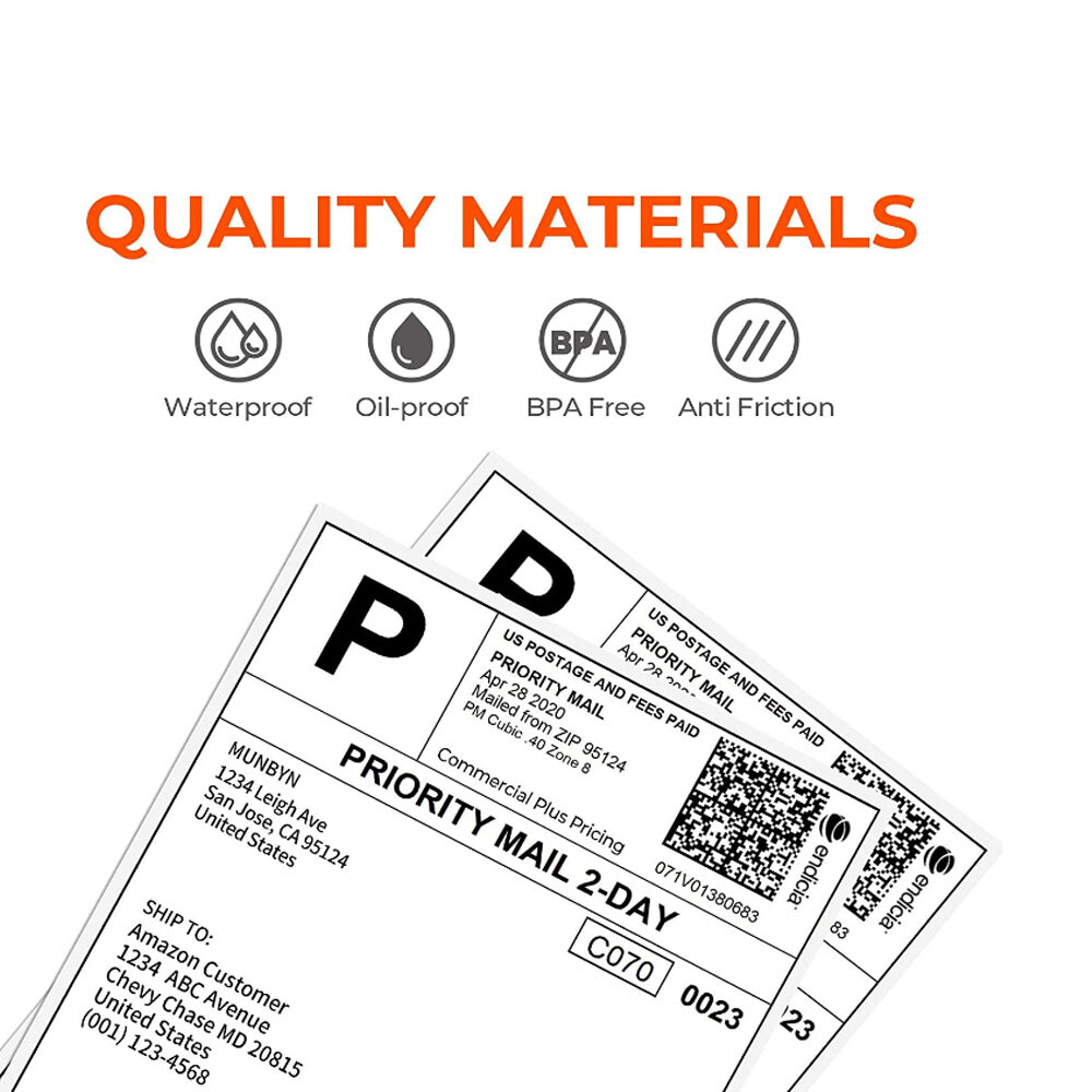 Thermal Shipping Labels 4" x 6"Compatible 1744907 Dymo 4XL LabelWriter 220/Roll
