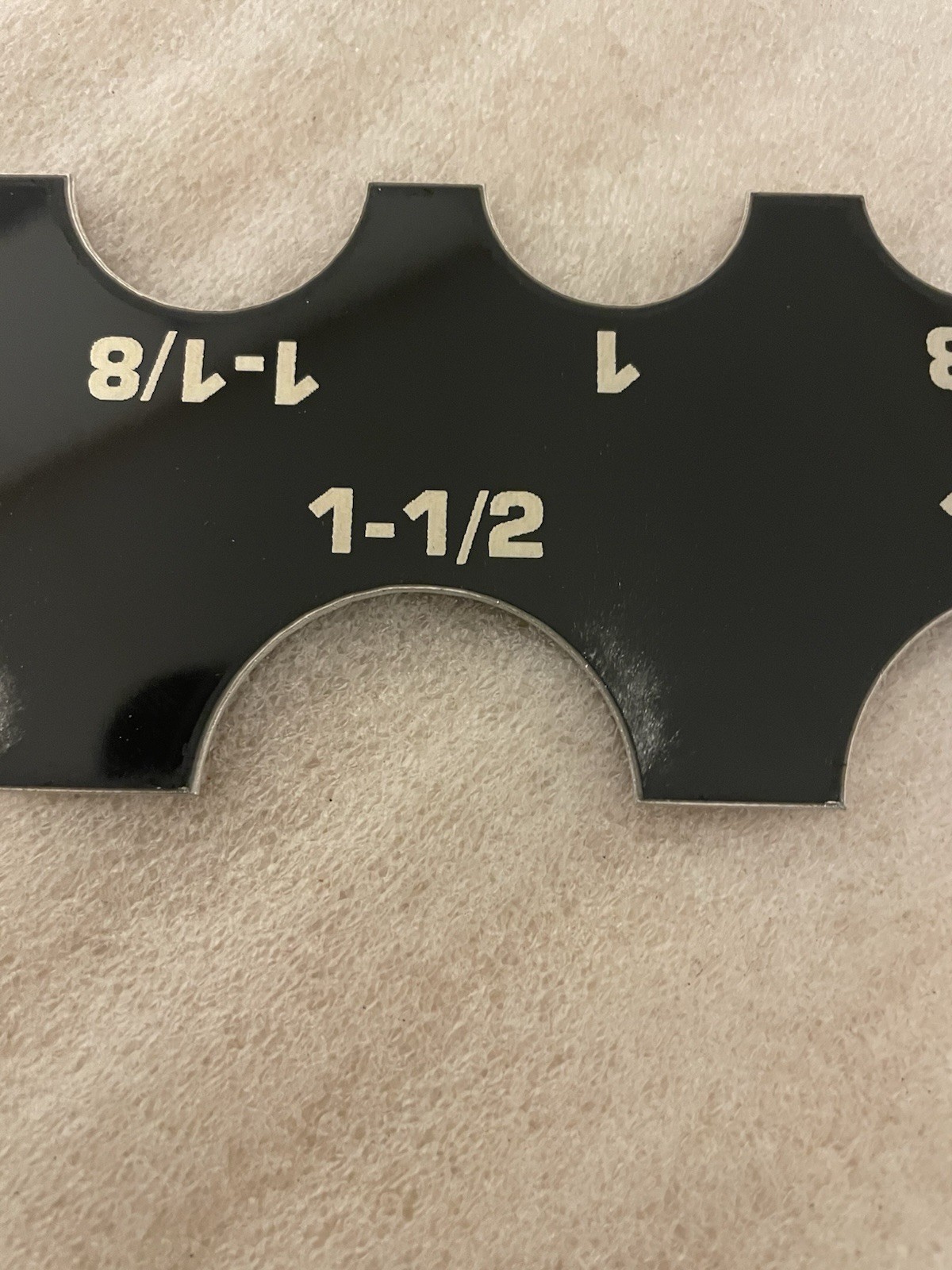 Round Tubing Diameter Gauge - 1/2" up to 1-3/4" - IMCA NHRA Brand New