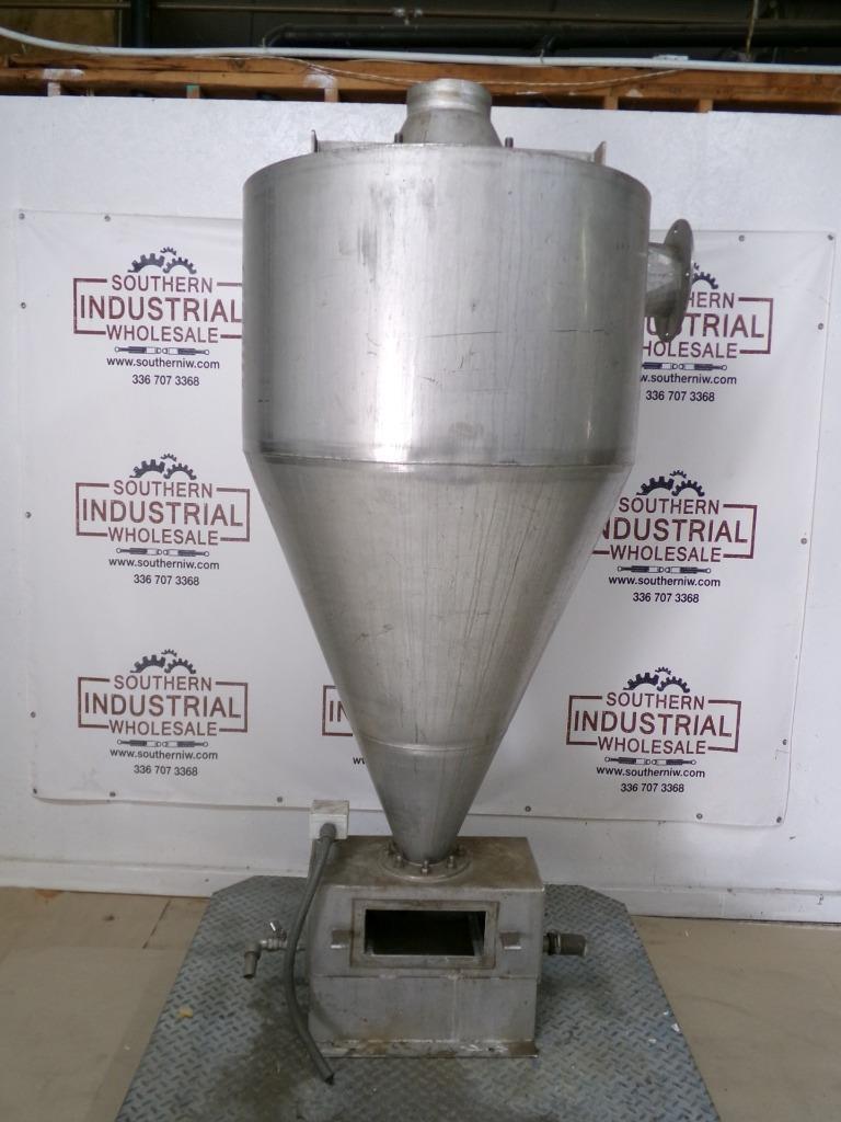 Stainless Steel Cyclone Separator 31.5 w x 54.5 H 4" in 6.5 Out