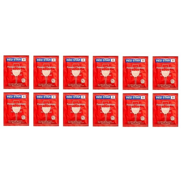 Red Star Premier Classique Wine Yeast, 5g - 12 pack