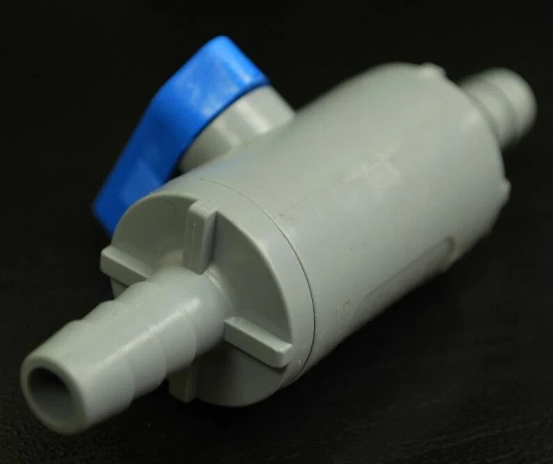 3/8 plastic barbed shutoff valve