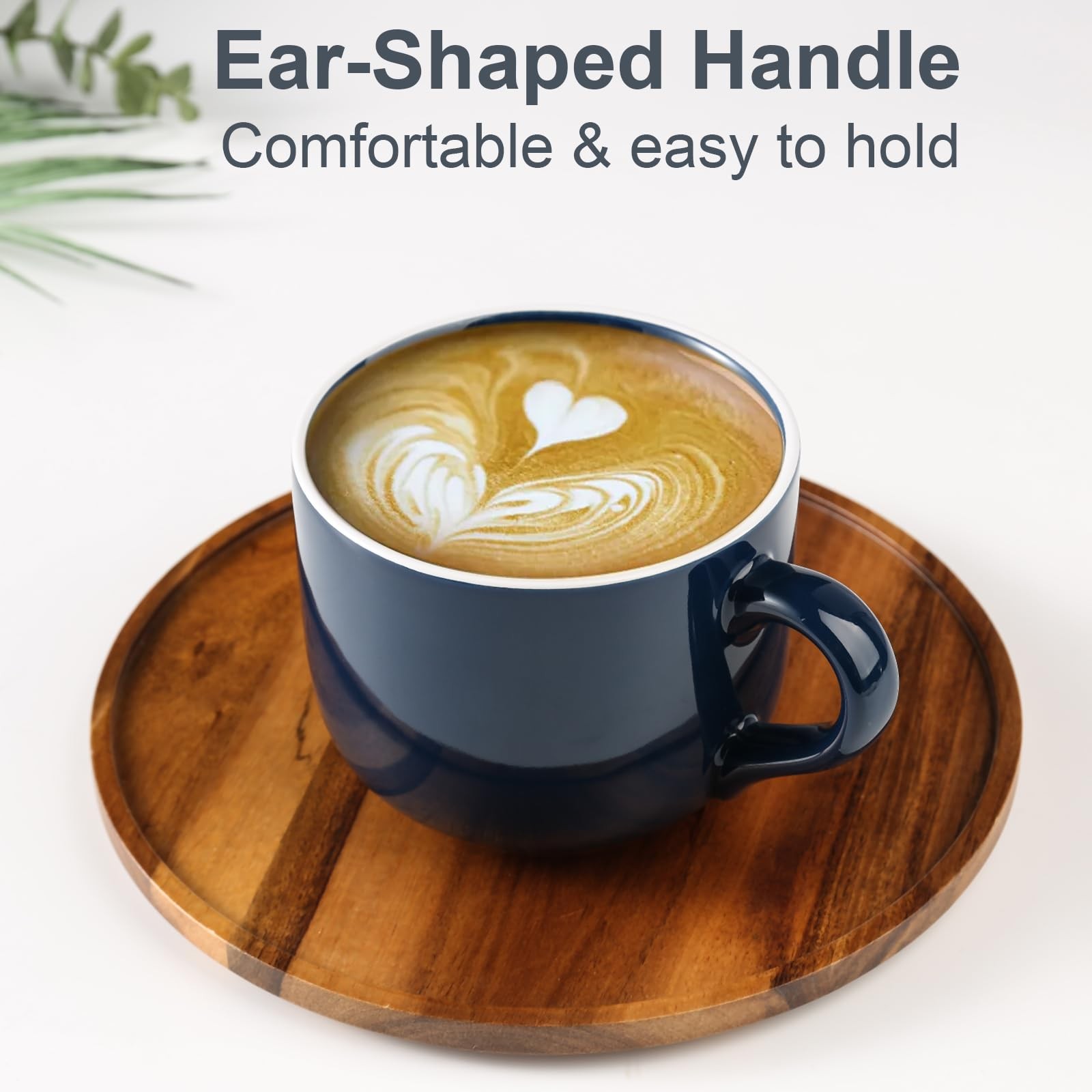 Soup Mugs with Handles Microwave Safe, 21 OZ Jumbo Ceramic Soup Mug, Soup Cup...