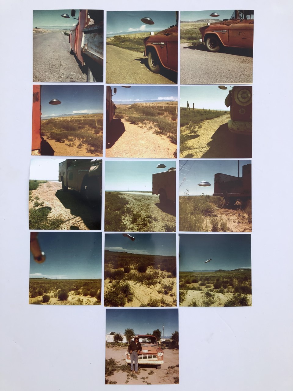 Rare Complete PAUL VILLA UFO NM Contactee Flying Saucer Full 74 Photo Set Lot!