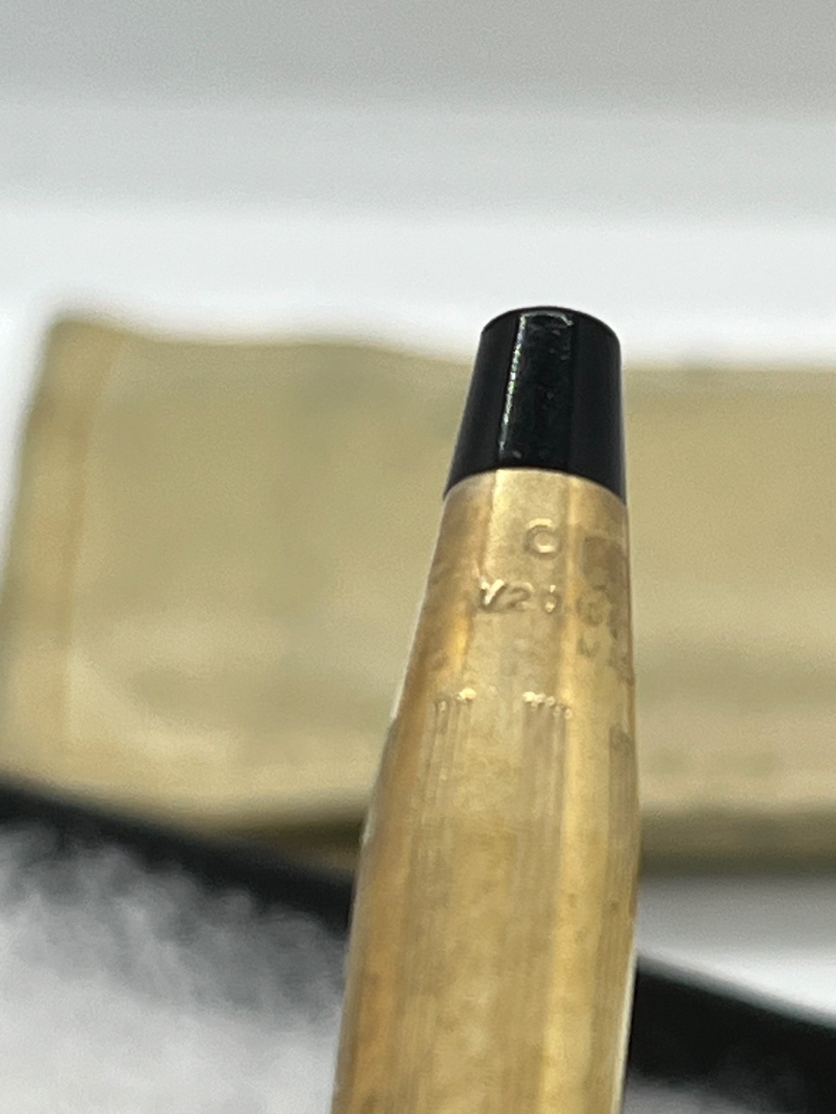 Ladies Set Vintage Cross Pen Pencil Set 1/20 14k Gold Filled Pen Travel & Purse