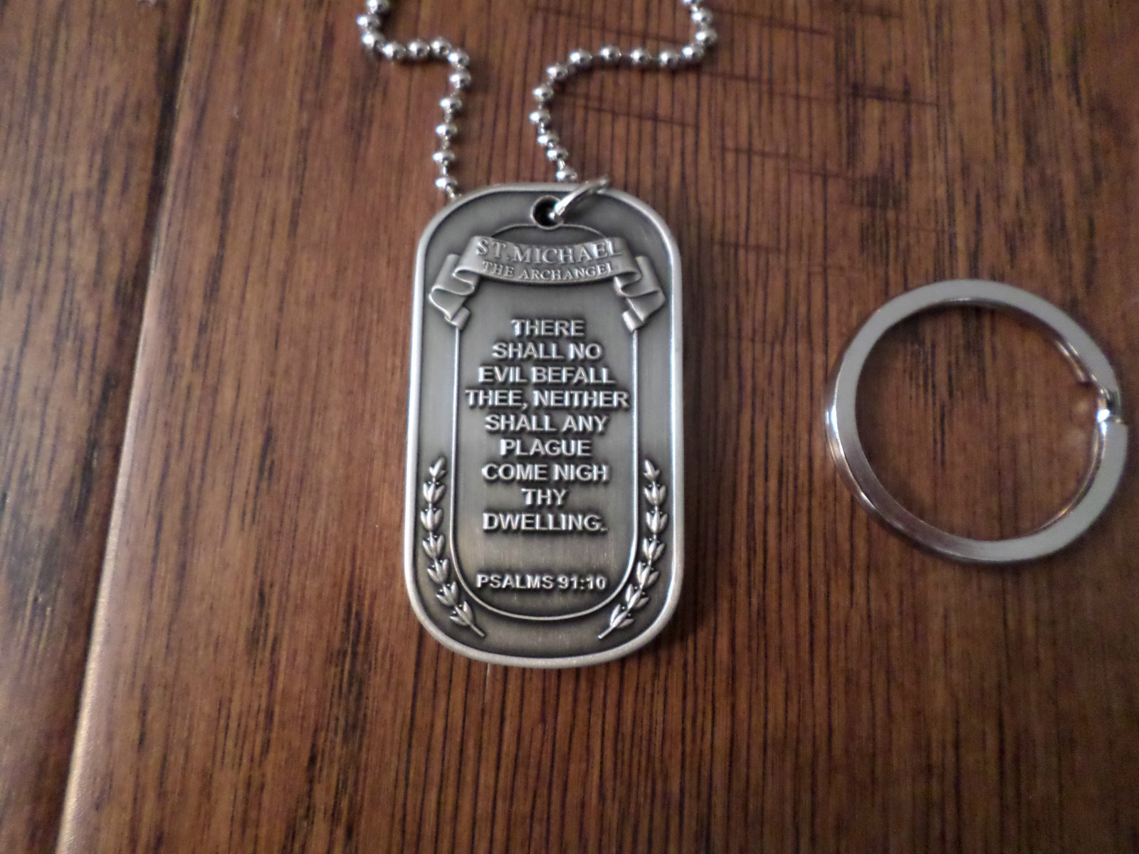 ST. MICHAEL ARCHANGEL RELIGIOUS DOG TAG MARINE CORPS ARMY NAVY AIR FORCE