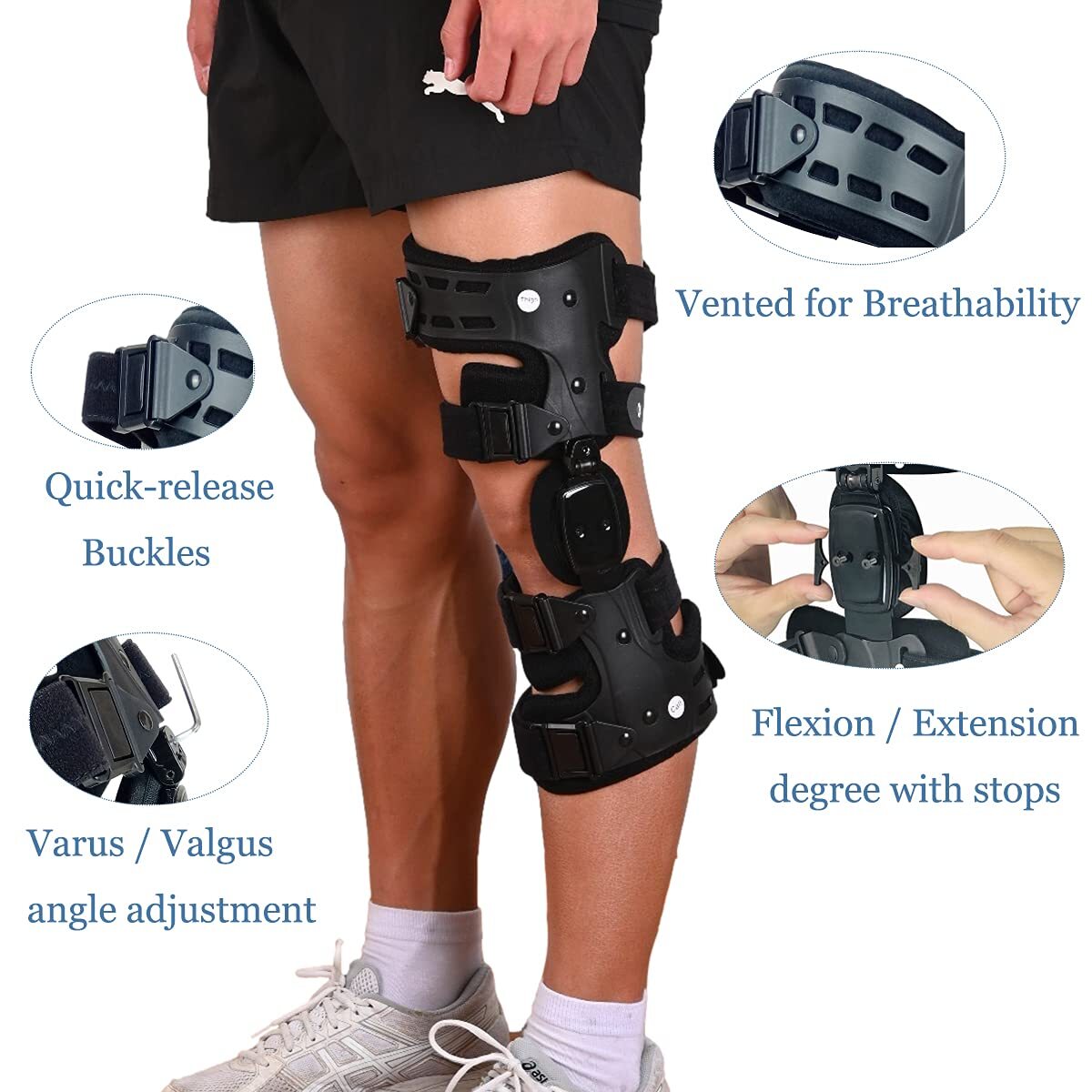 OA Unloader Knee Brace, Osteoarthritis of the bone on bone Knee Support