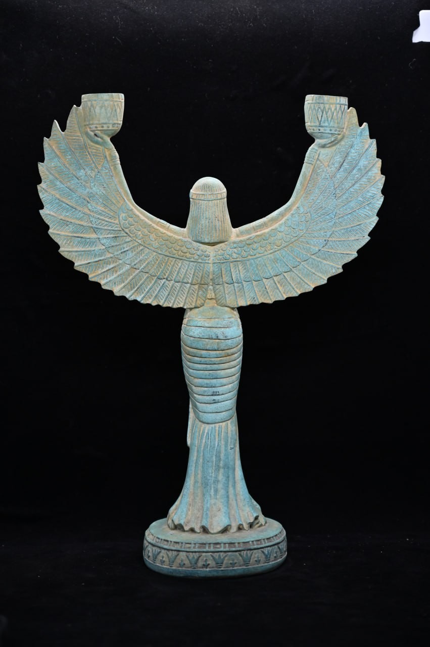Rare Statue of The Goddess winged Isis Authentic Ancient Egyptian Antiquities BC