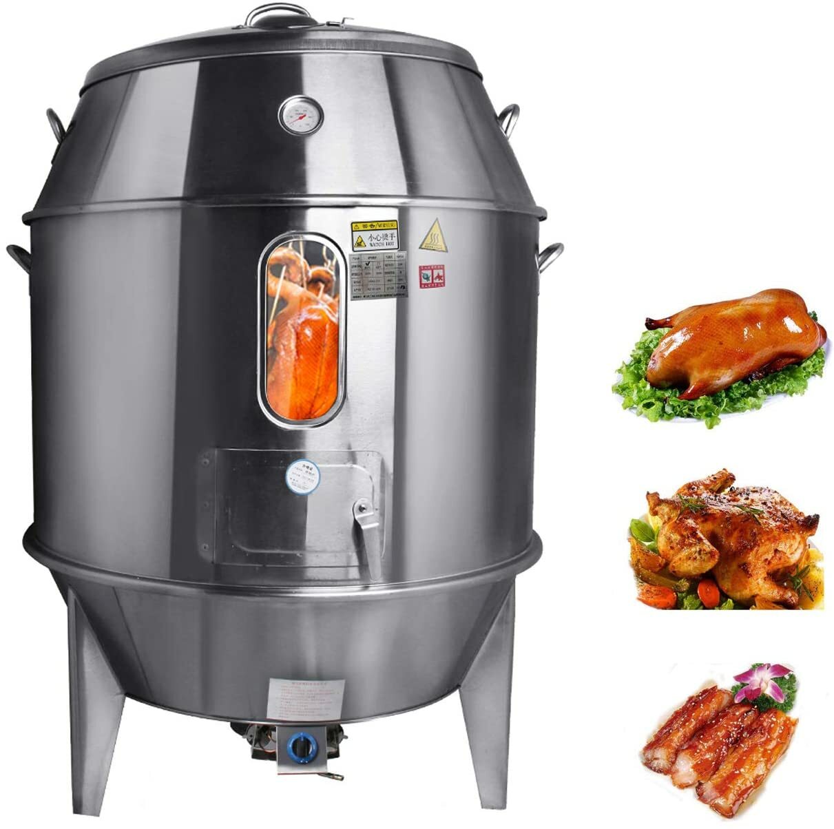 2800PA LP Gas Roast Duck Oven for Duck Chicken Pig Turkey Lamb Chop BBQ Cooking