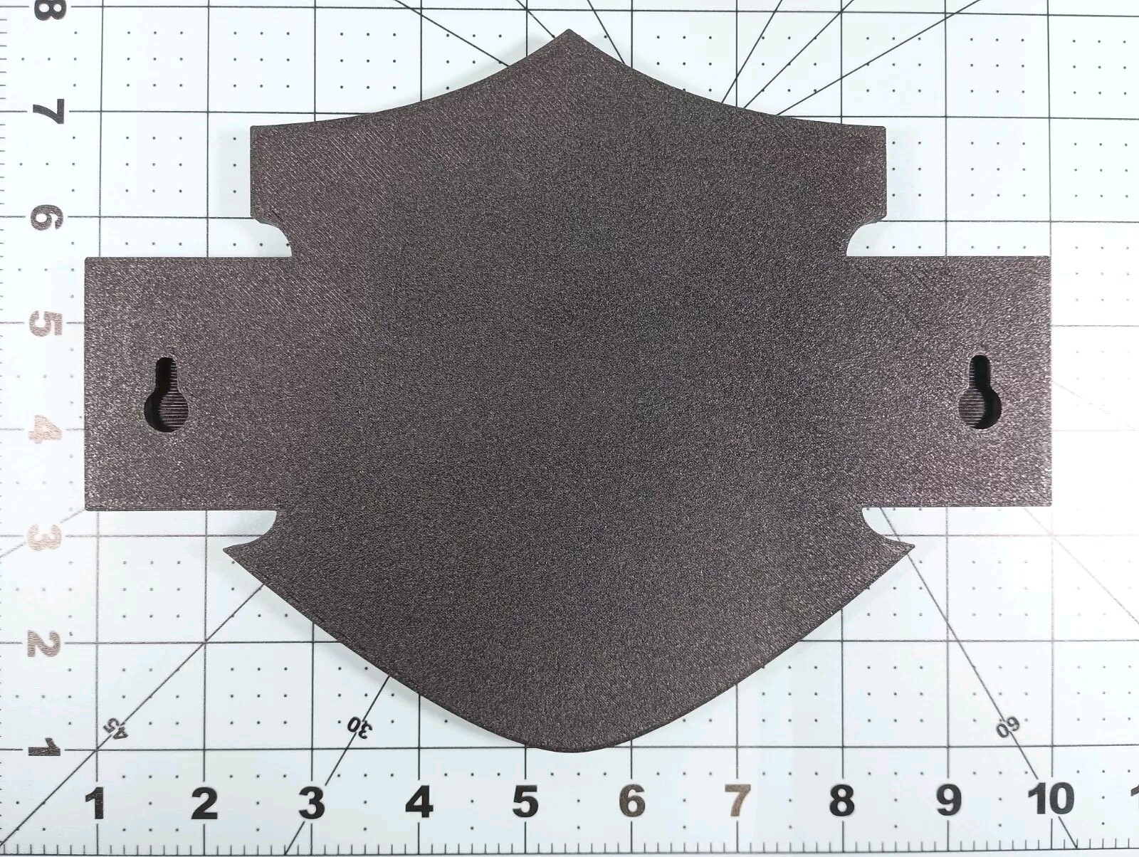 Harley Davidson Logo Sign 3d Printed Desktop Wall Decor