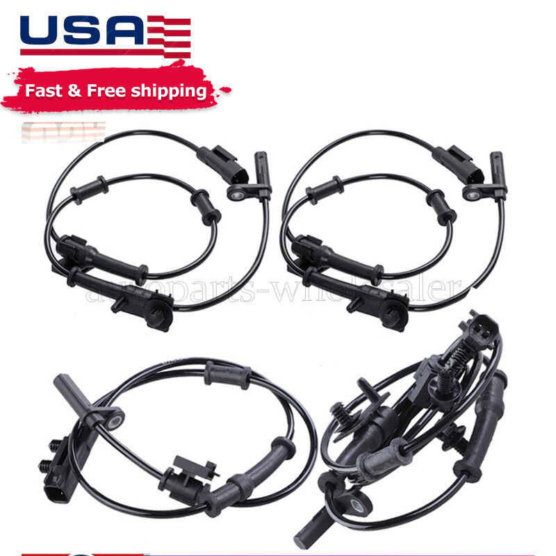 4x ABS Wheel Speed Sensor Front Rear For Chrysler 300 Dodge Charger Challenger