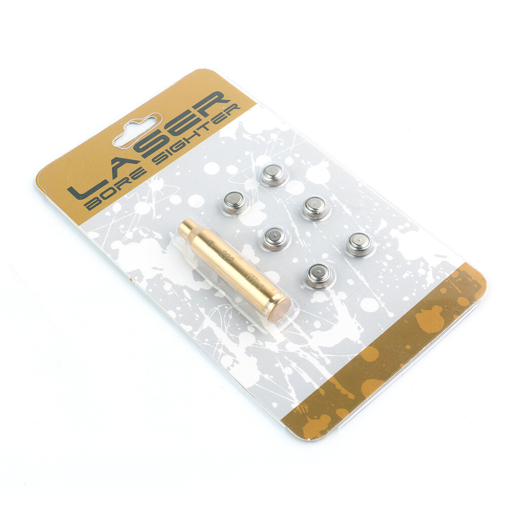 Laser Bore Sight Sighter BoreSighter Red Dot Laser Cartridge Battery Included US