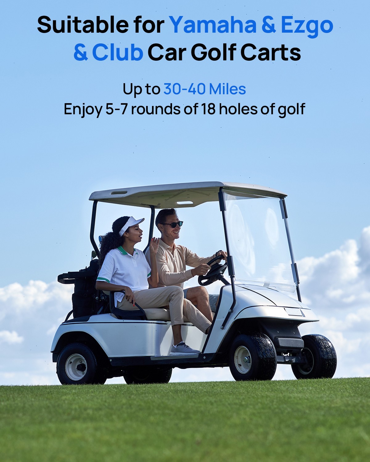 36V 100AH Metal Case Lifepo4 Lithium Golf Cart Battery with 36V 25A Charger BMS