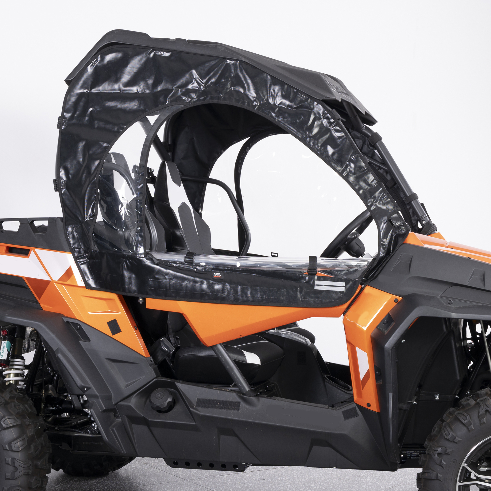 Pair Soft Upper Door w/ Zippered Window for CFMOTO ZFORCE 500/800/1000 2018-2022