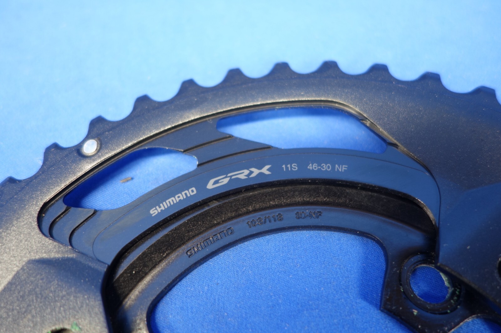 New Shimano GRX 600 Chainring set, 46/30t 11 Speed, FC-RX600, 110/80 PCD