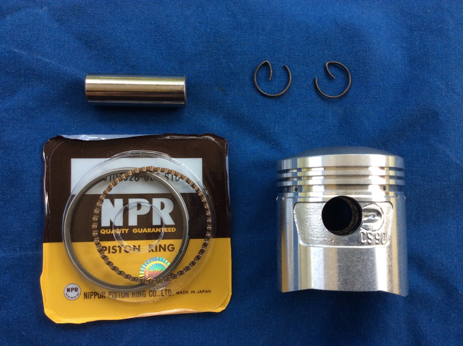 STD Domed Piston Set & 5 rings fits Honda CT90 CM91 SL90 S90 ST90 CM91 C90 CL90