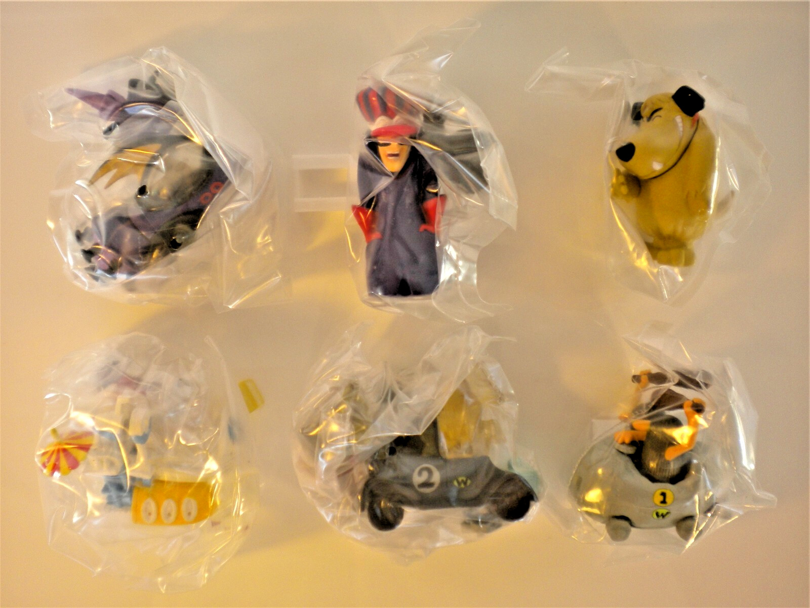 BANDAI 2000 CHIKICHIKI MACHINE FIERCE RACE WACKY RACES 1968 HG REAL FIGURE SET