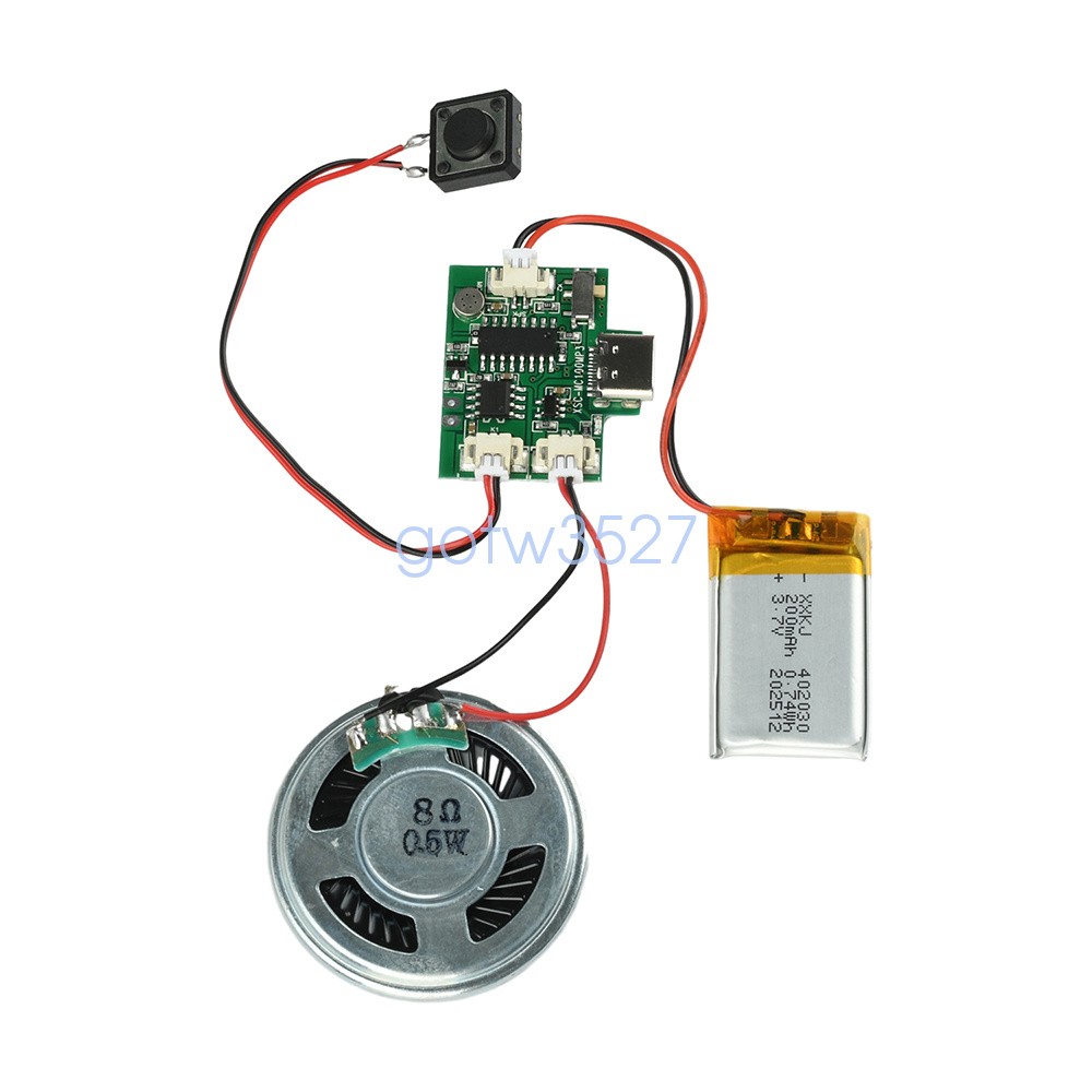 Lot Recordable Sound Module 8M MP3 Record & Play for Birthday Card DIY Projects