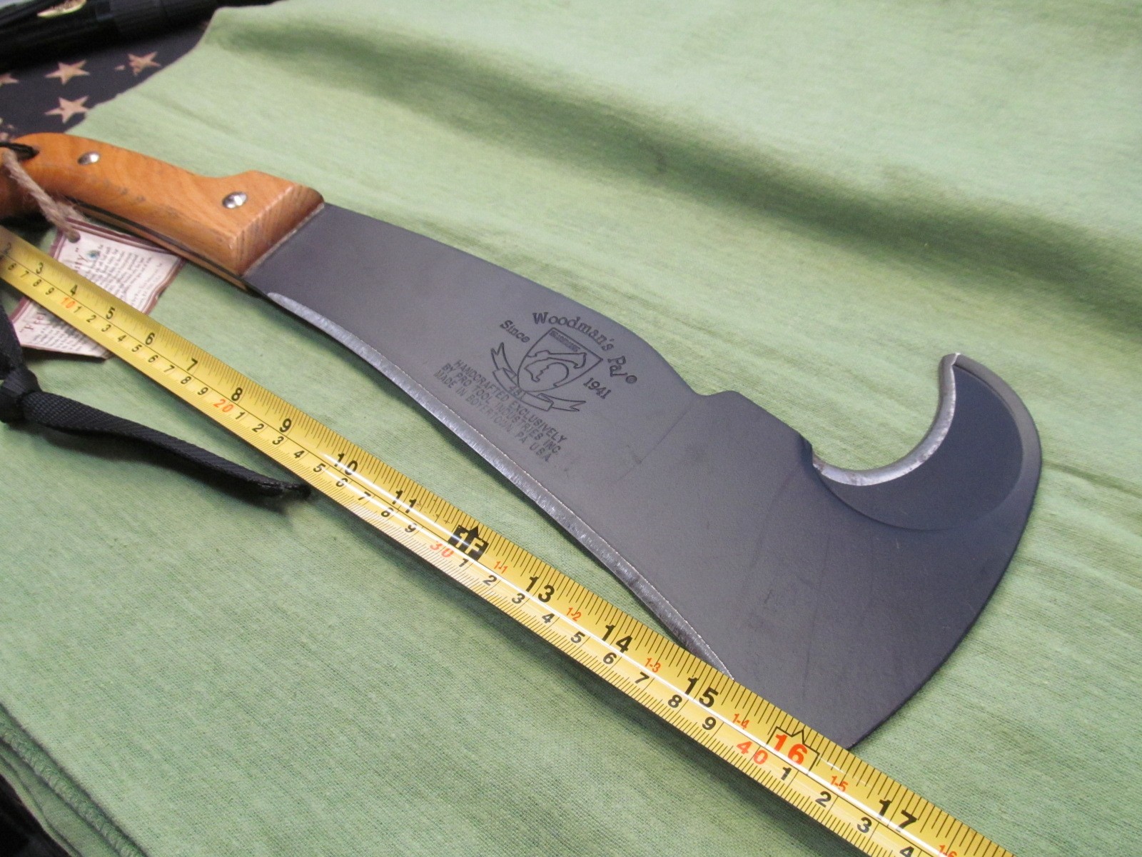 Woodman's Pal 481 Brush Axe - Never Used - No Sheath - Tag Still There