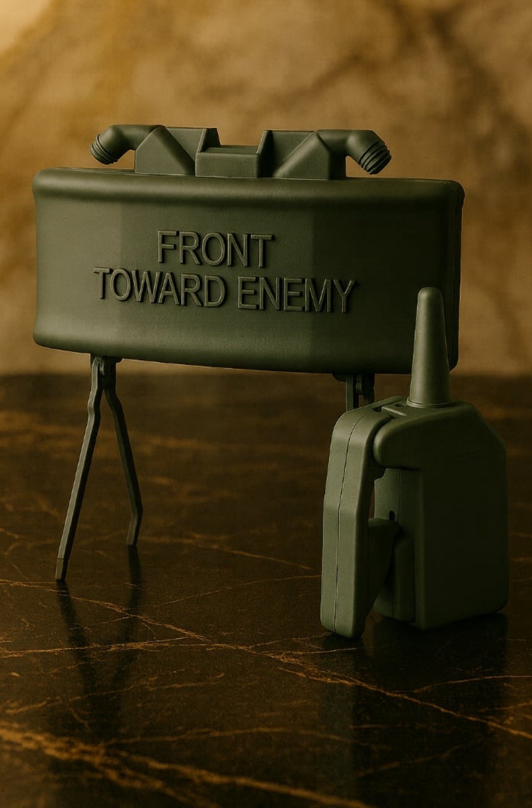 1:1 Claymore mine Replica Prop - 3D Printed Inert Plastic Display Cosplay