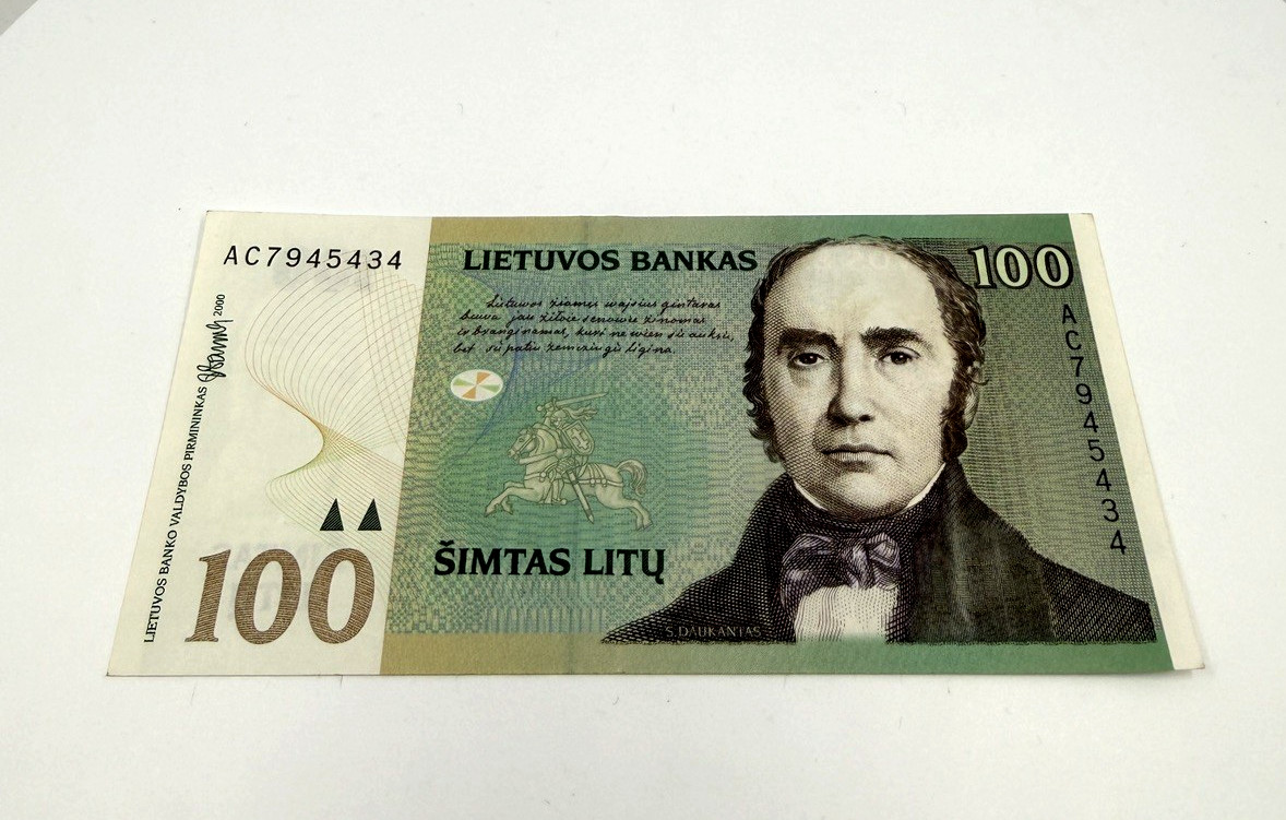 2000 Lithuania 100 Litu p62 XF