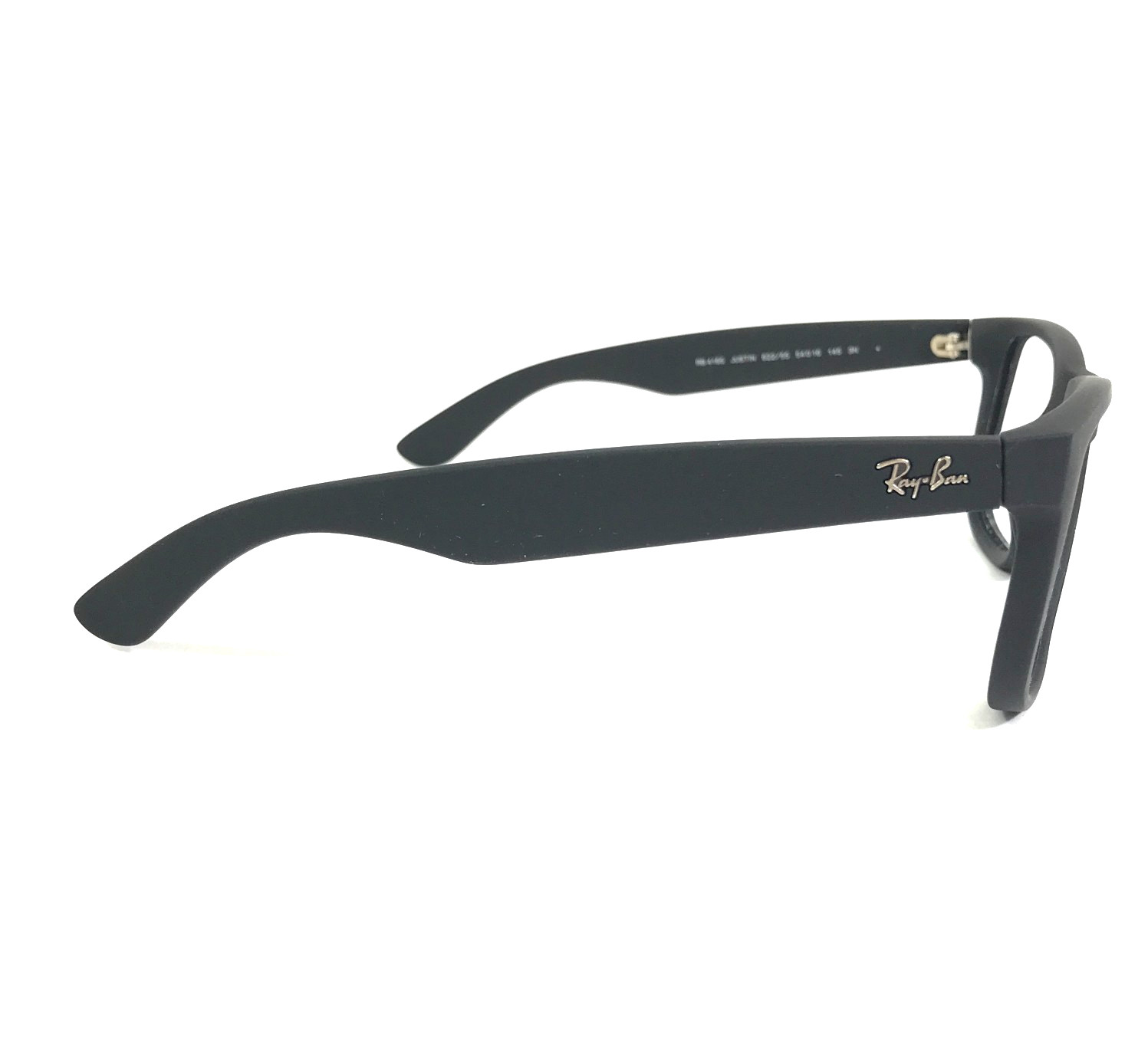 Ray-Ban Eyeglasses Frames RB4165 JUSTIN 622/55 Rubberized Matte Black 54-16-145