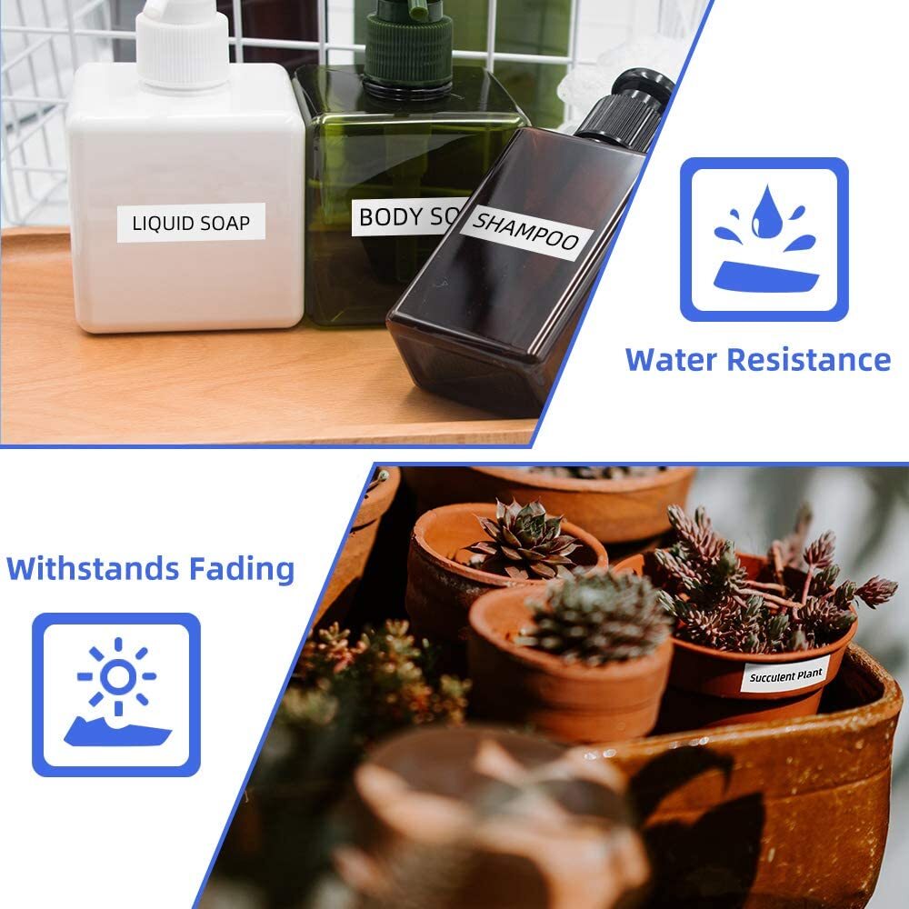 50PK Label Tape TZe-241 TZ-241 18mm For Brother P-Touch PT-1890C D450 P700 D600