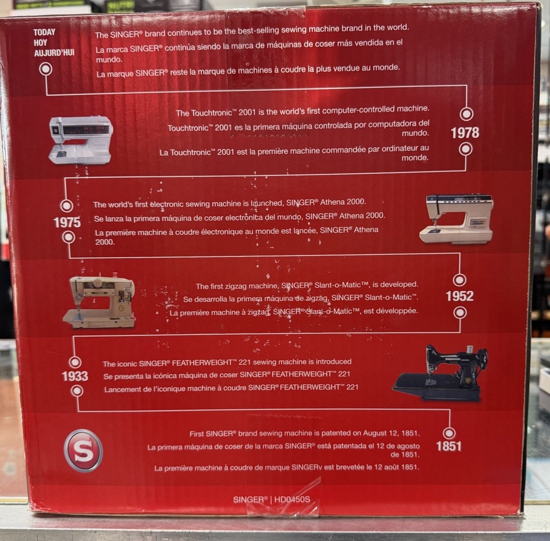 SINGER (HD0450S) - Heavy Duty Serger Sewing Machine....NEW!!...FREE S&H!!!