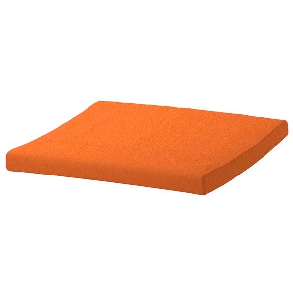 New IKEA POANG Footstool Ottoman Cushion Knisa bright orange 806.036.57