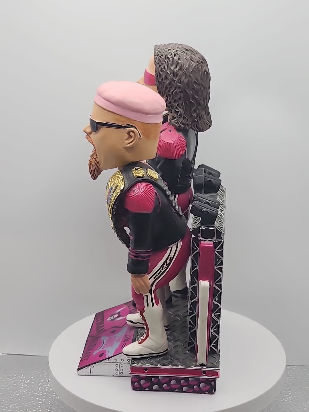 Hart Foundation Bret + Jim Neidhart Bobblehead WWE WWF WCE AEW Wrestling FOCO